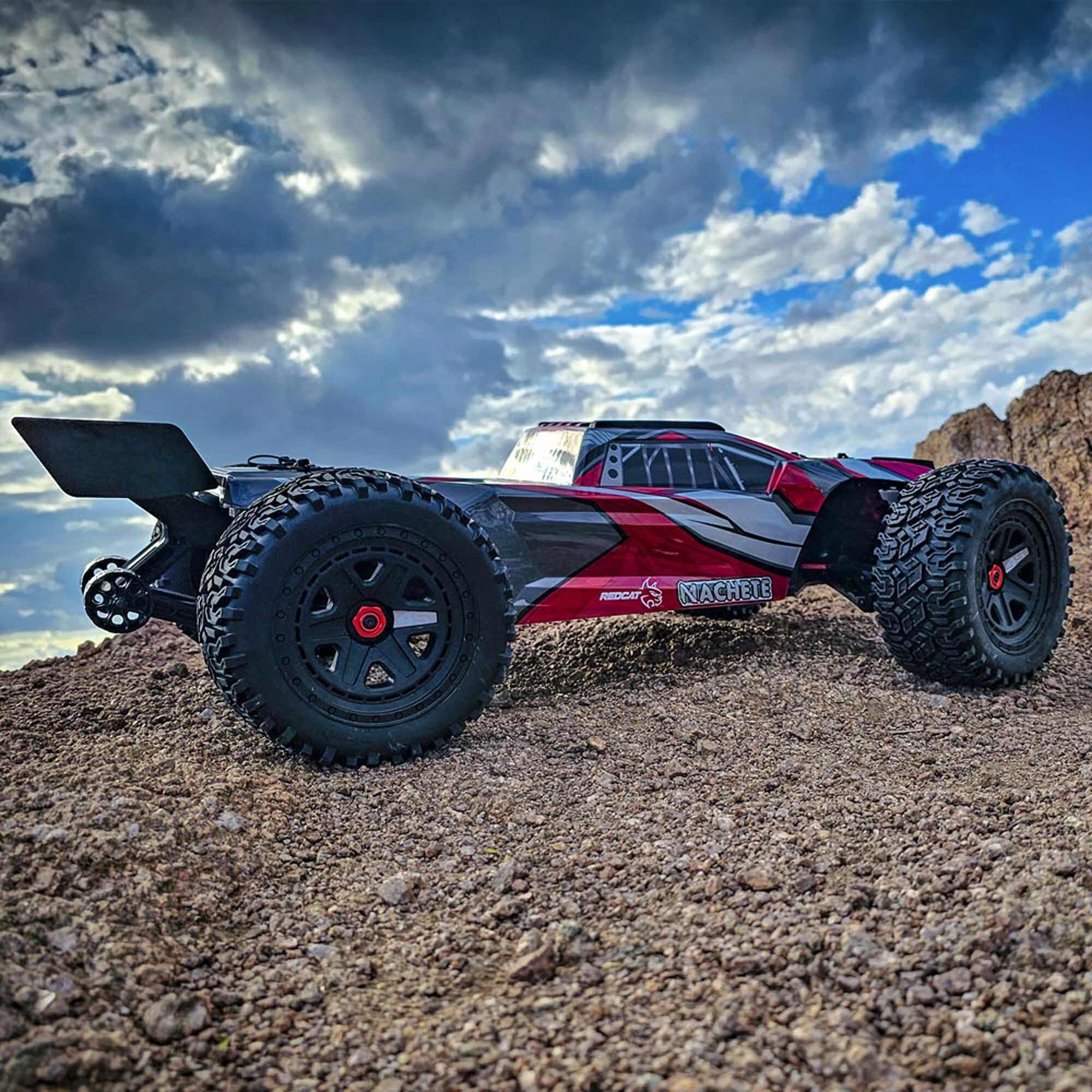 Redcat Racing 1/6 Machete 4S Brushless Electric Monster Truck, Red