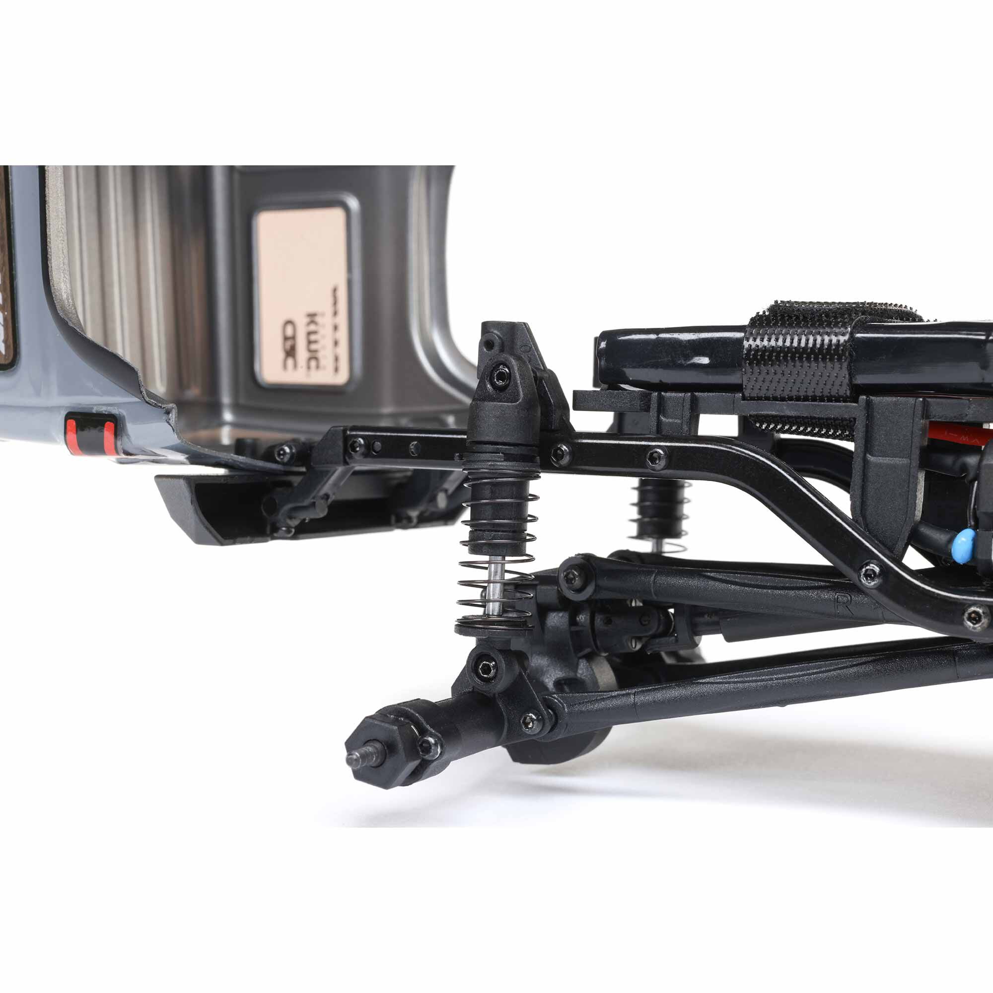 Axial 1/24 SCX24 2019 Jeep Wrangler JLU CRC 4X4 RTR Brushed Rock Crawler (Battery & Charger Included), Gray