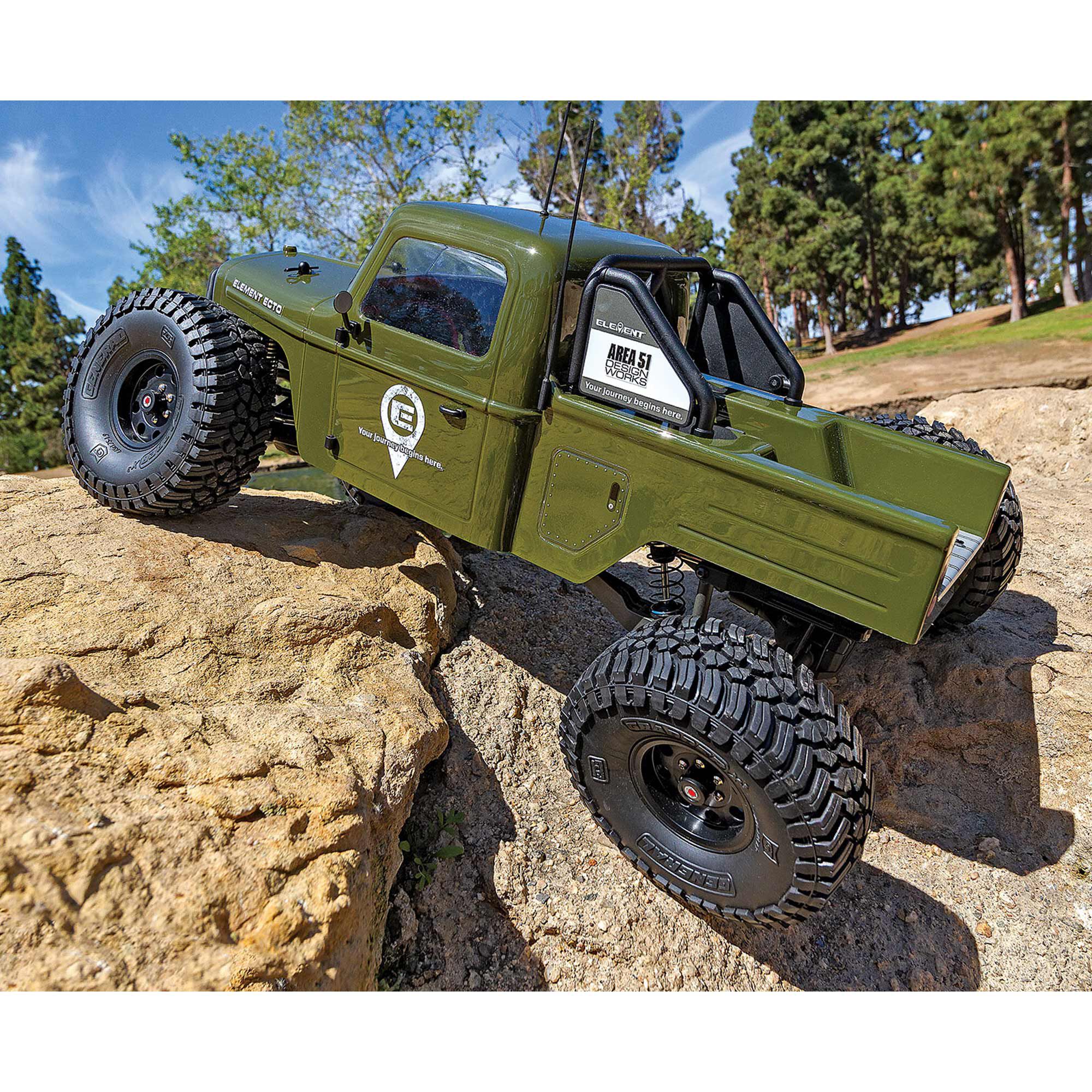 Team Associated 1/10 Enduro Ecto 4X4 Trail Truck RTR, Green
