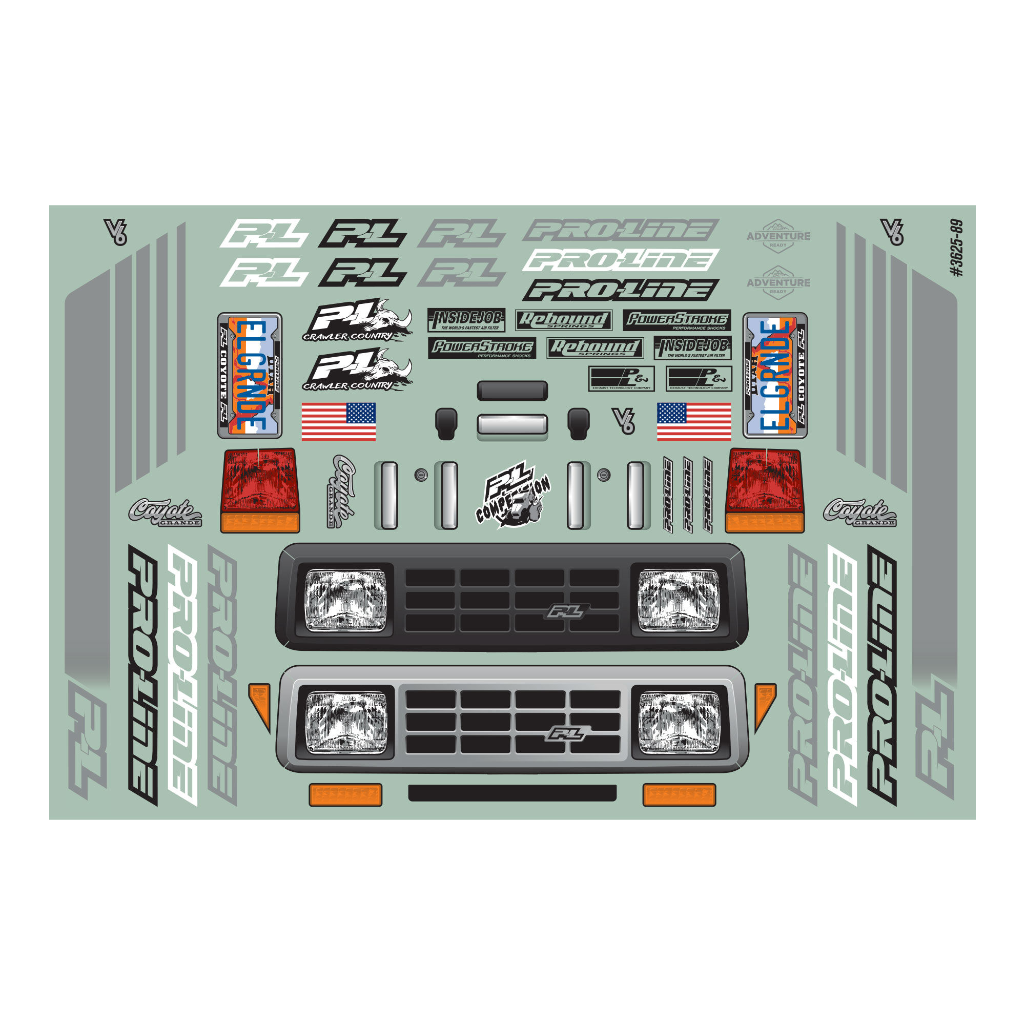 Pro-Line Racing 1/10 Coyote Grande Clear Body 12.3" Wheelbase Crawlers