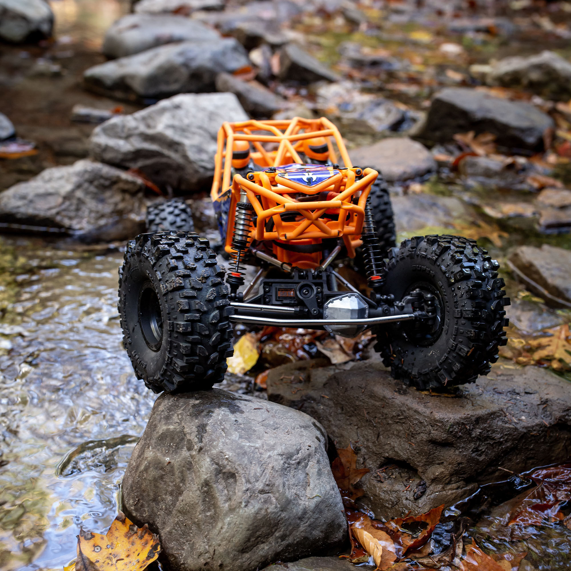 Axial 1/10 RBX10 Ryft 4X4 RTR Brushless Rock Bouncer, Orange