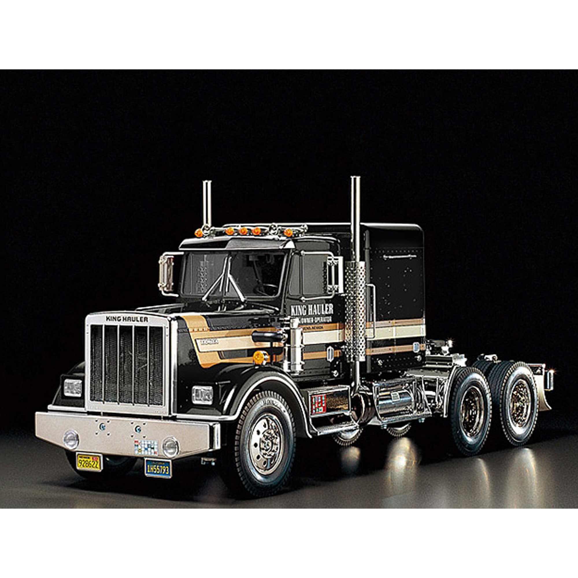 Tamiya 1/14 King Hauler 10X8 Semi Tractor Kit, Black