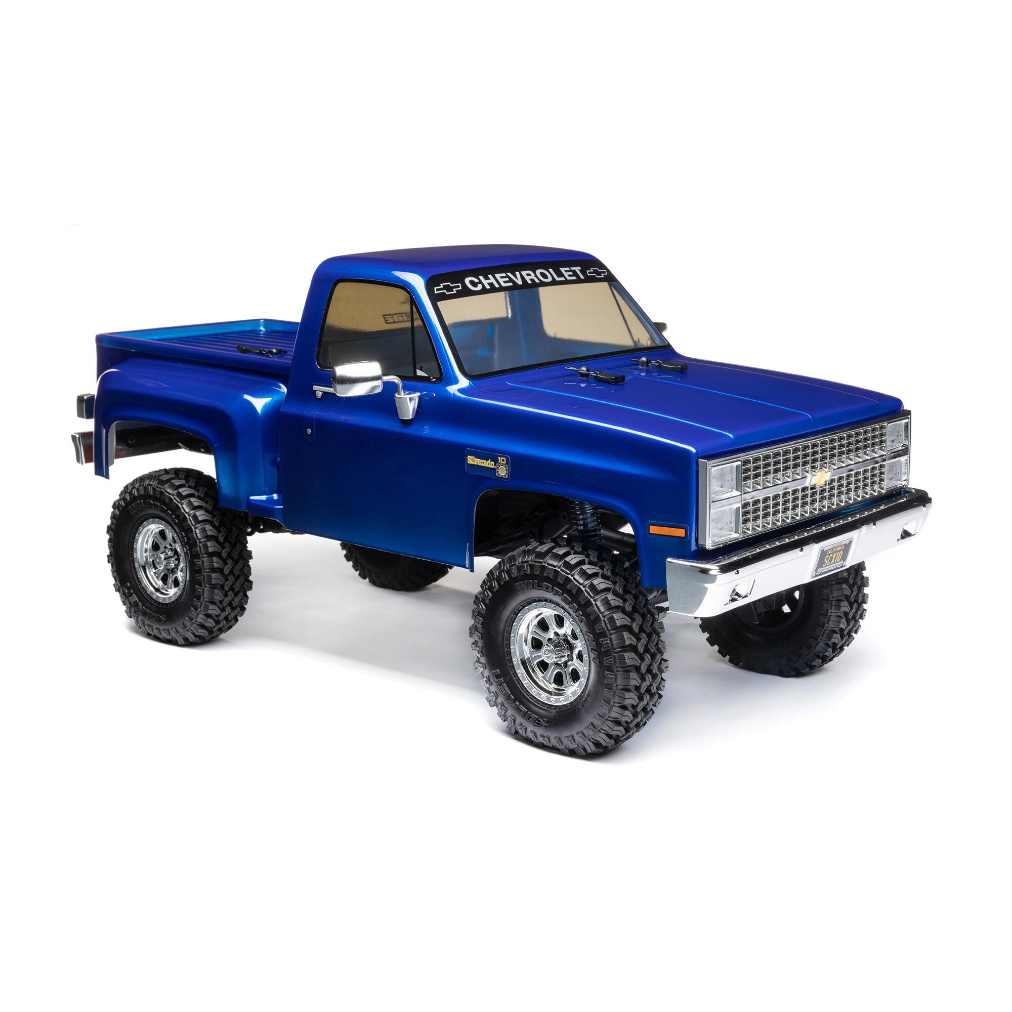 Axial 1/10 SCX10 III Base Camp 1982 Chevrolet K10 4X4 RTR Brushed Rock Crawler, Blue