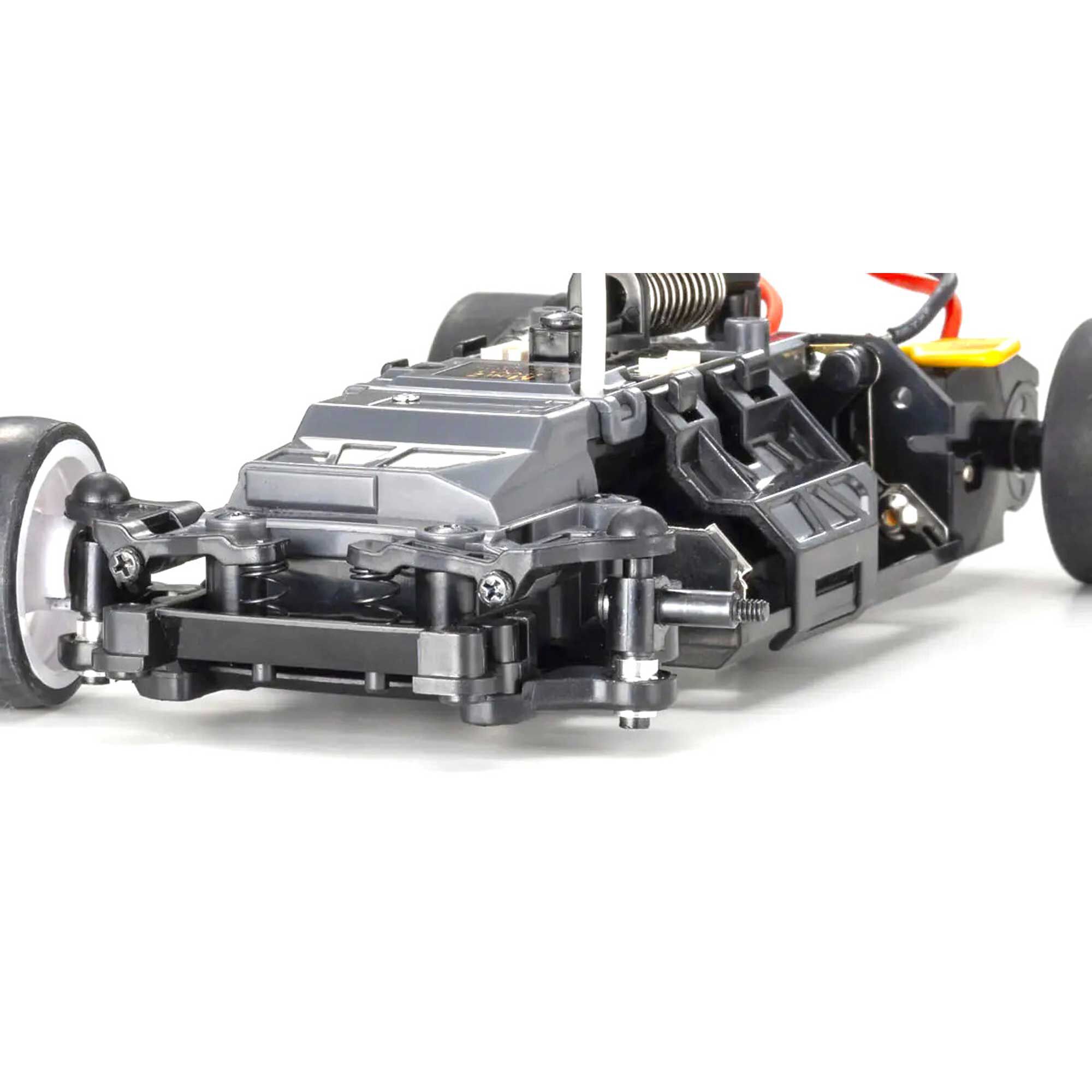 Kyosho 1/28 Chevrolet Corvette C8.R MR-04 MINI-Z RWD RTR, Guntmetal/ White