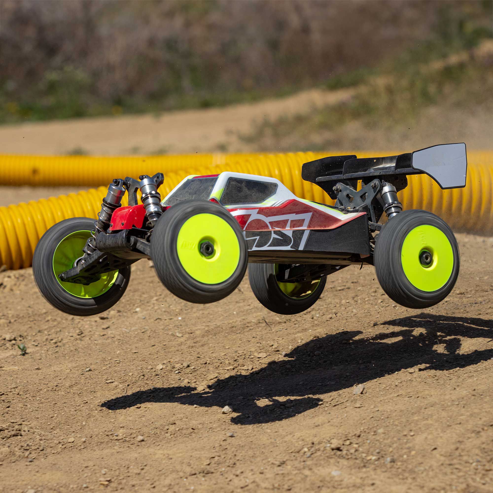 Losi 1/8 8IGHT-XE 4S 4X4 RTR Brushless Race Buggy, Clear