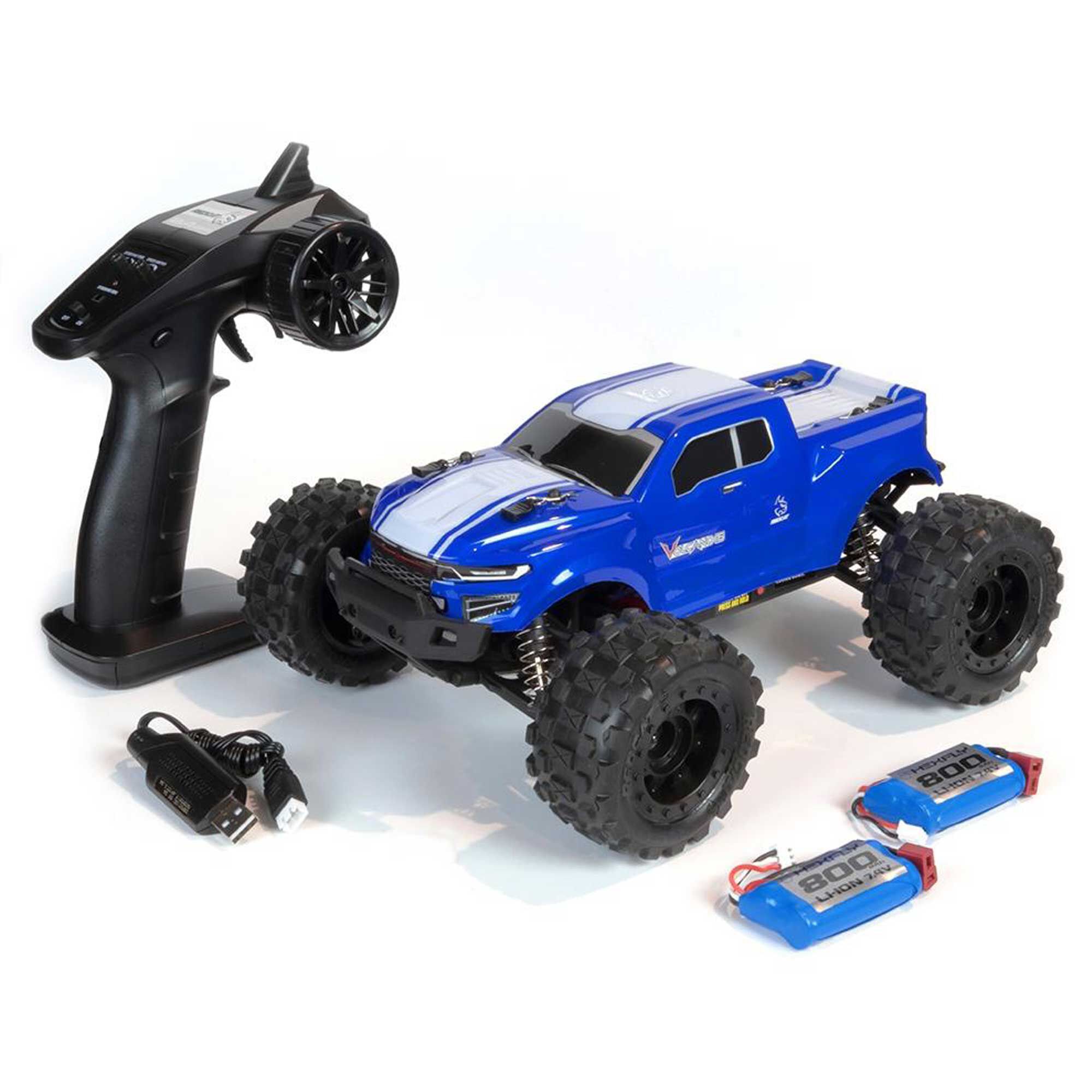 Redcat Racing 1/16 Volcano-16 4WD Monster Truck RTR, Blue