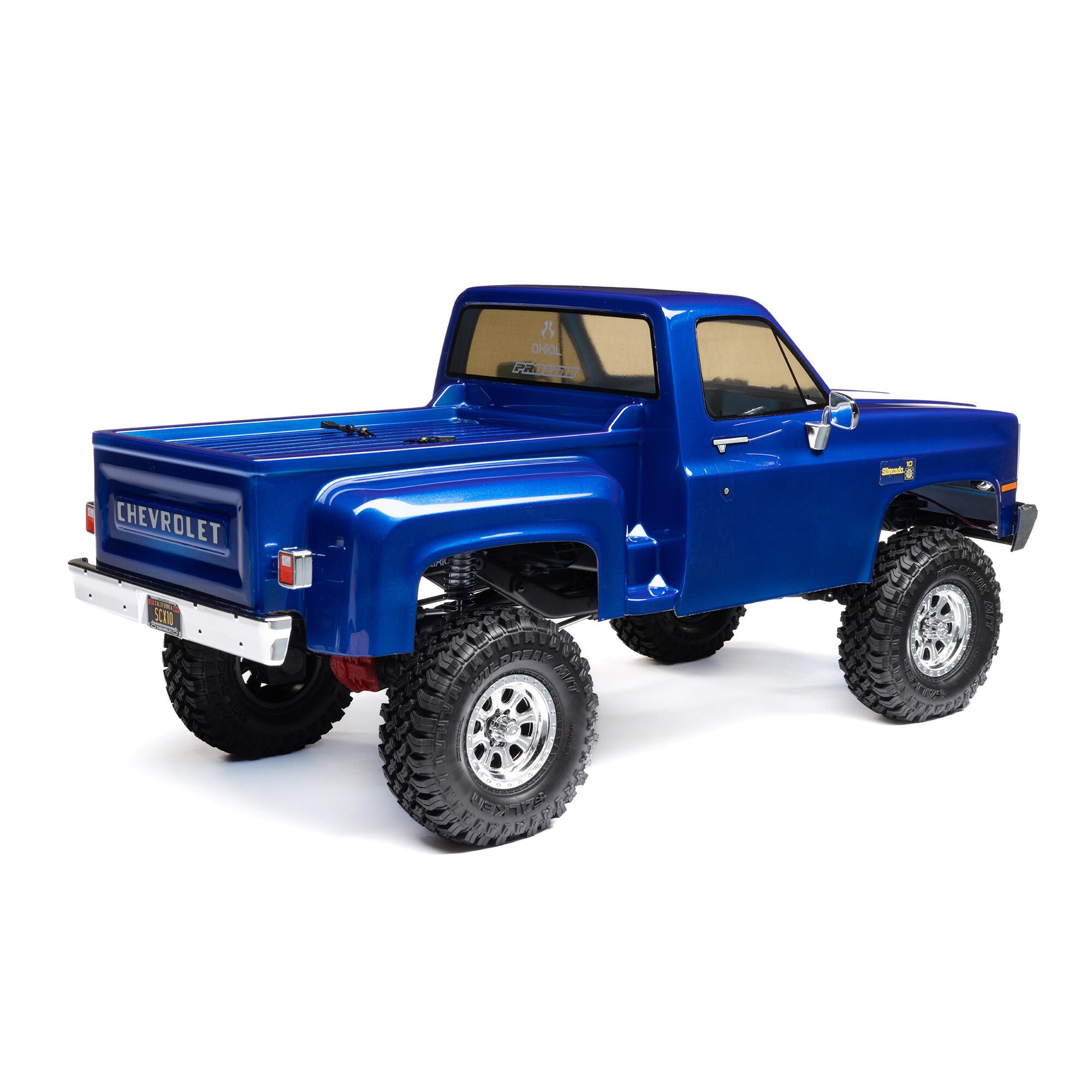 Axial 1/10 SCX10 III Base Camp 1982 Chevrolet K10 4X4 RTR Brushed Rock Crawler, Blue