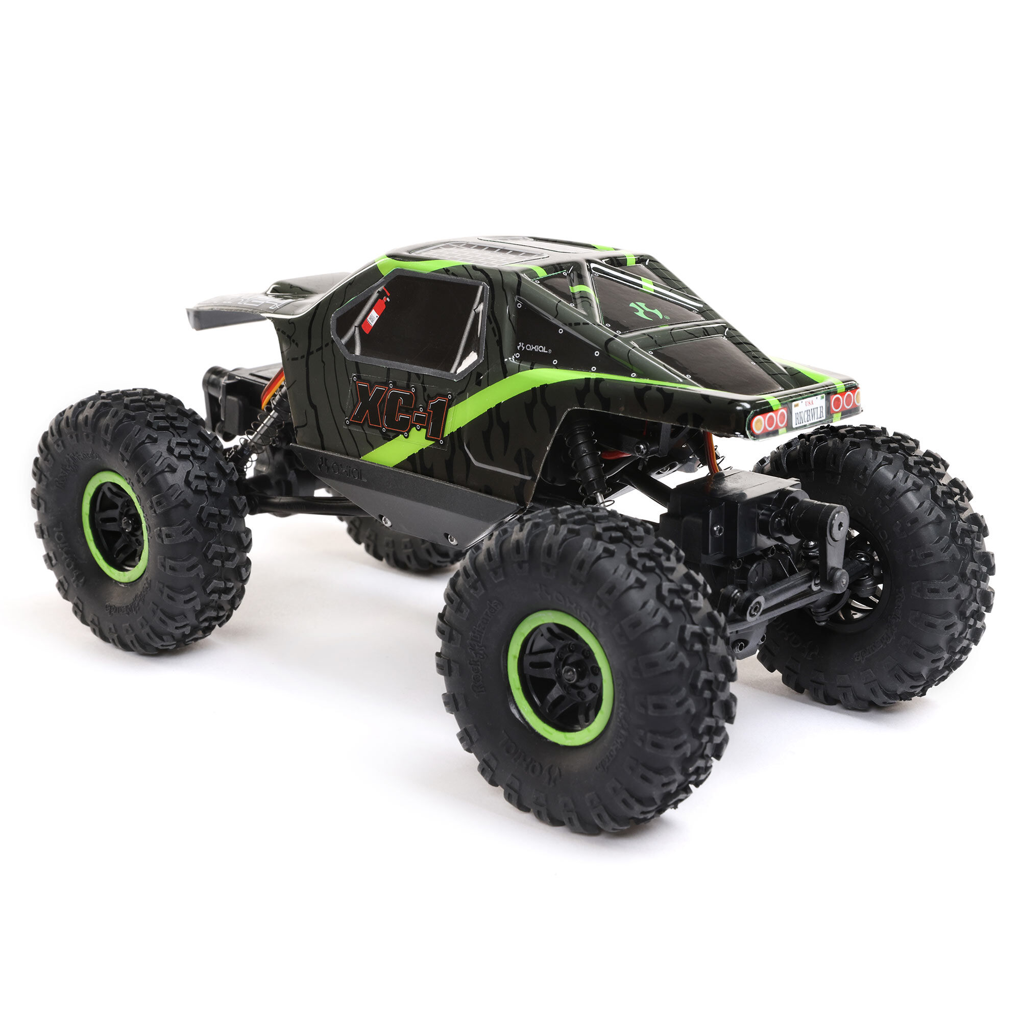 Axial 1/24 AX24 XC-1 4WS 4X4 RTR Brushed Rock Crawler (Battery & Charger Included), Green