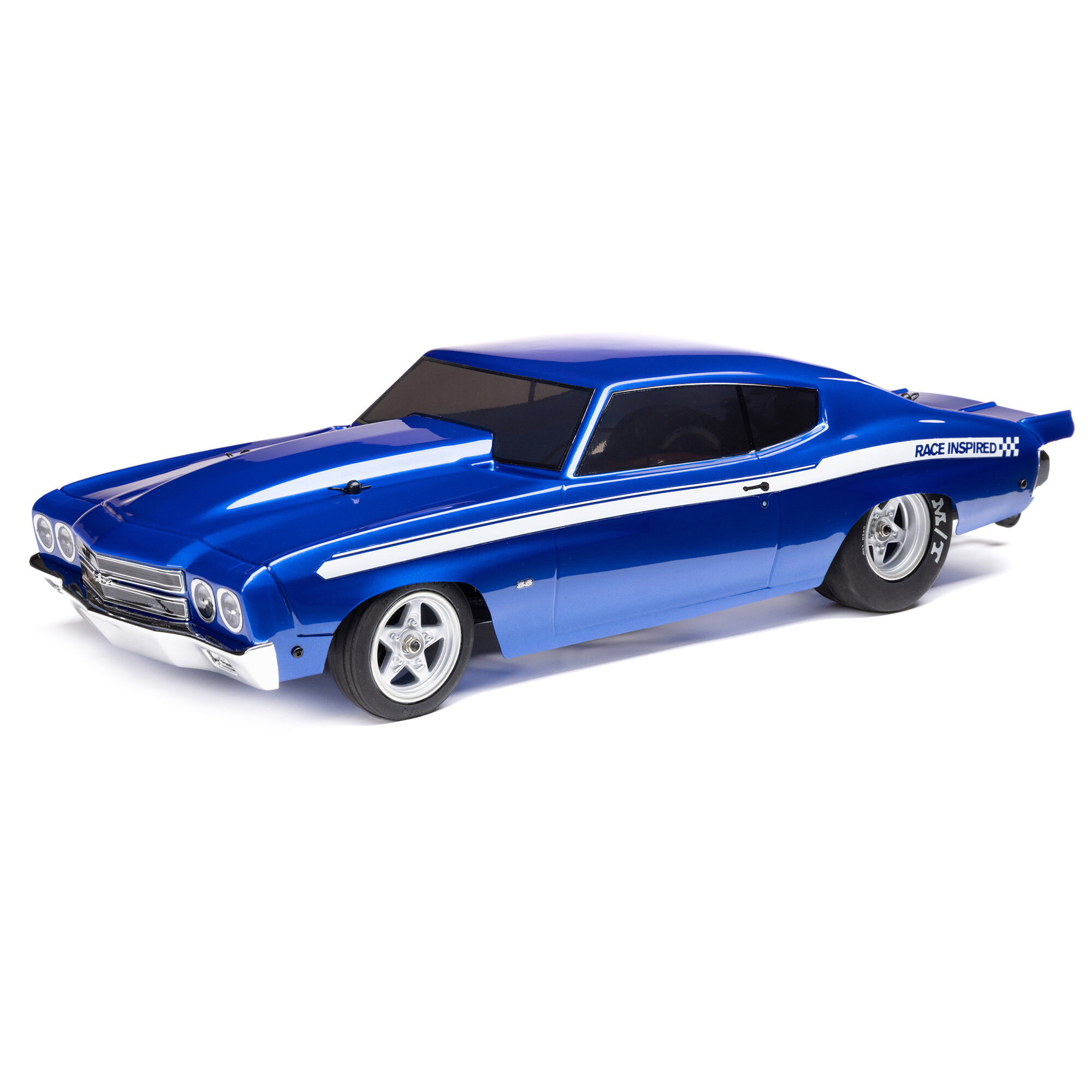 Losi 1/16 Mini 1970 Chevy Chevelle 2S 2WD RTR Brushless No Prep Drag Car (Battery & Charger Included), Blue