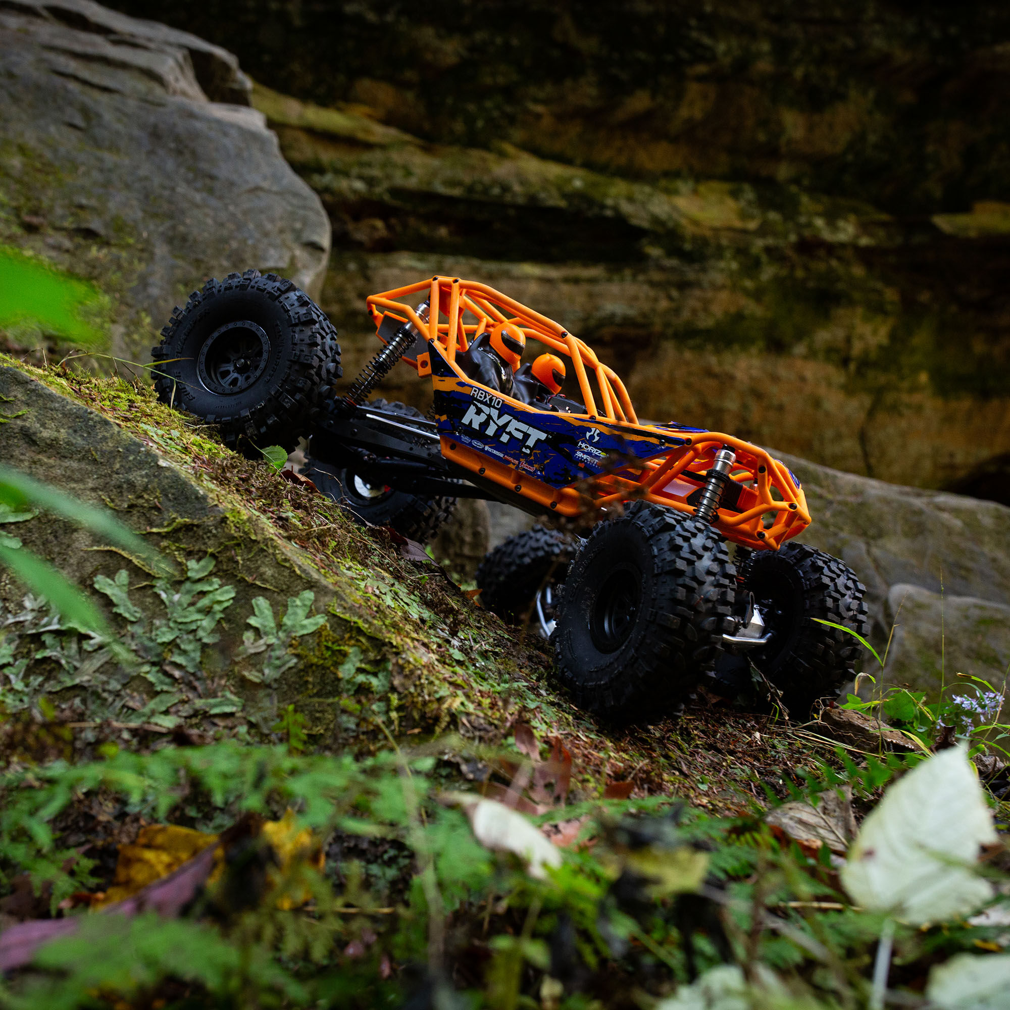 Axial 1/10 RBX10 Ryft 4X4 RTR Brushless Rock Bouncer, Orange