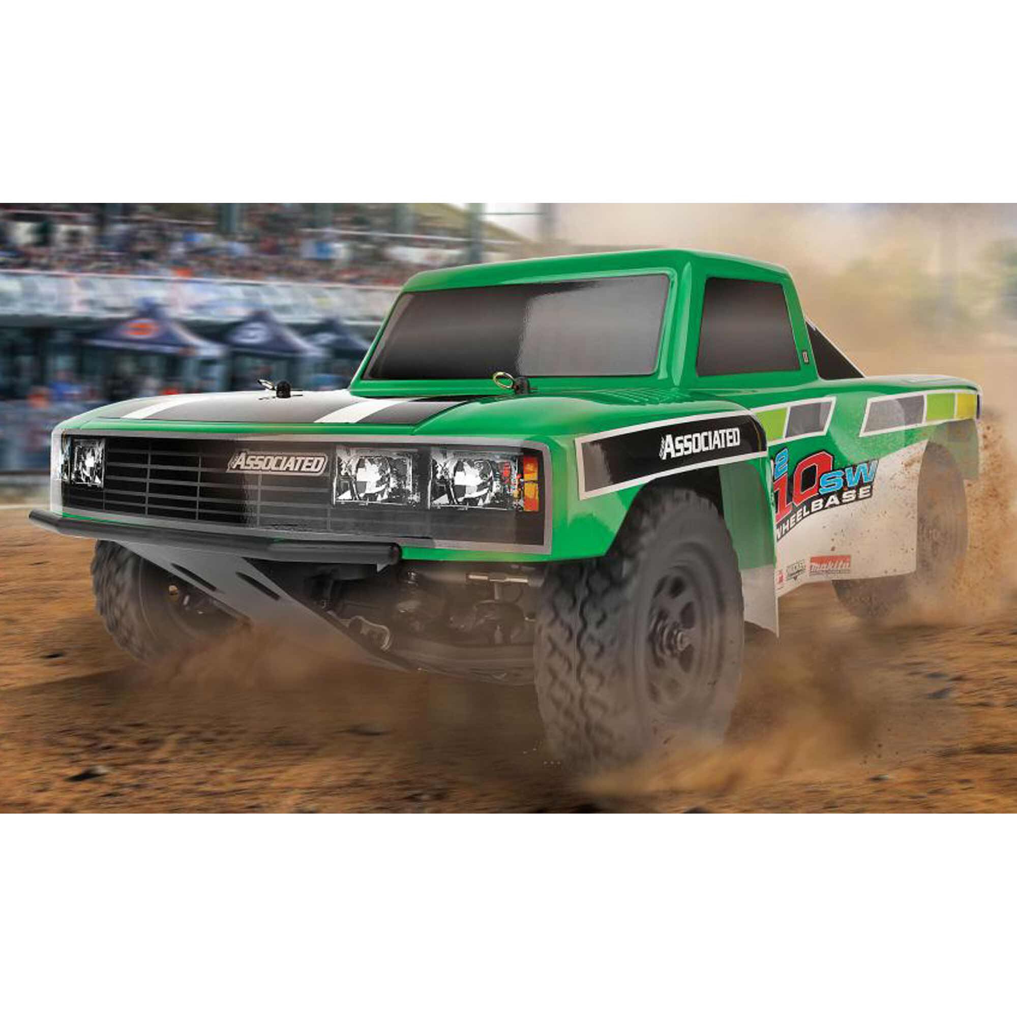 Team Associated 1/10 Pro2 LT10SW Short Course Truck RTR, Green