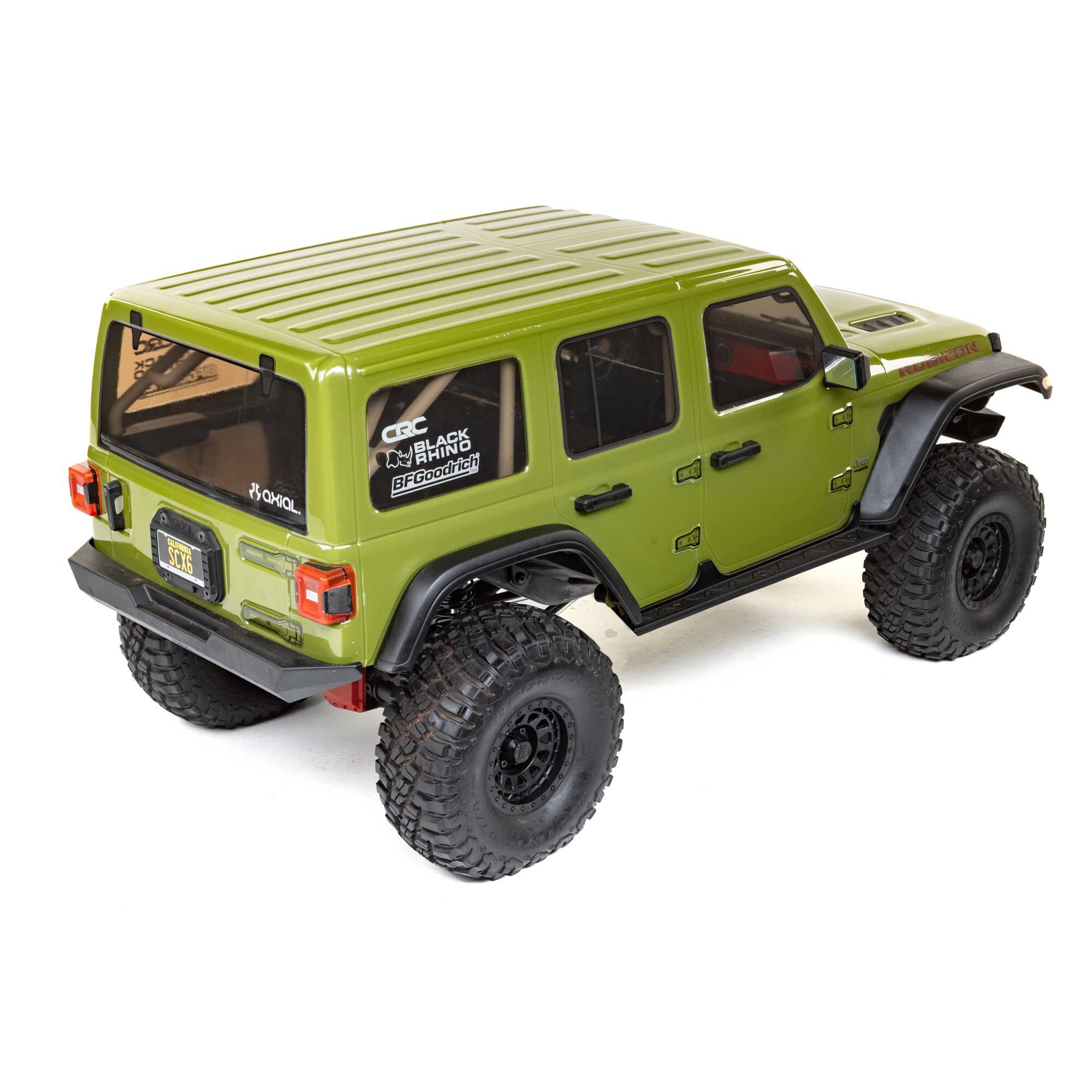 Axial 1/6 SCX6 Jeep JLU Wrangler 4X4 RTR Brushed Rock Crawler, Green