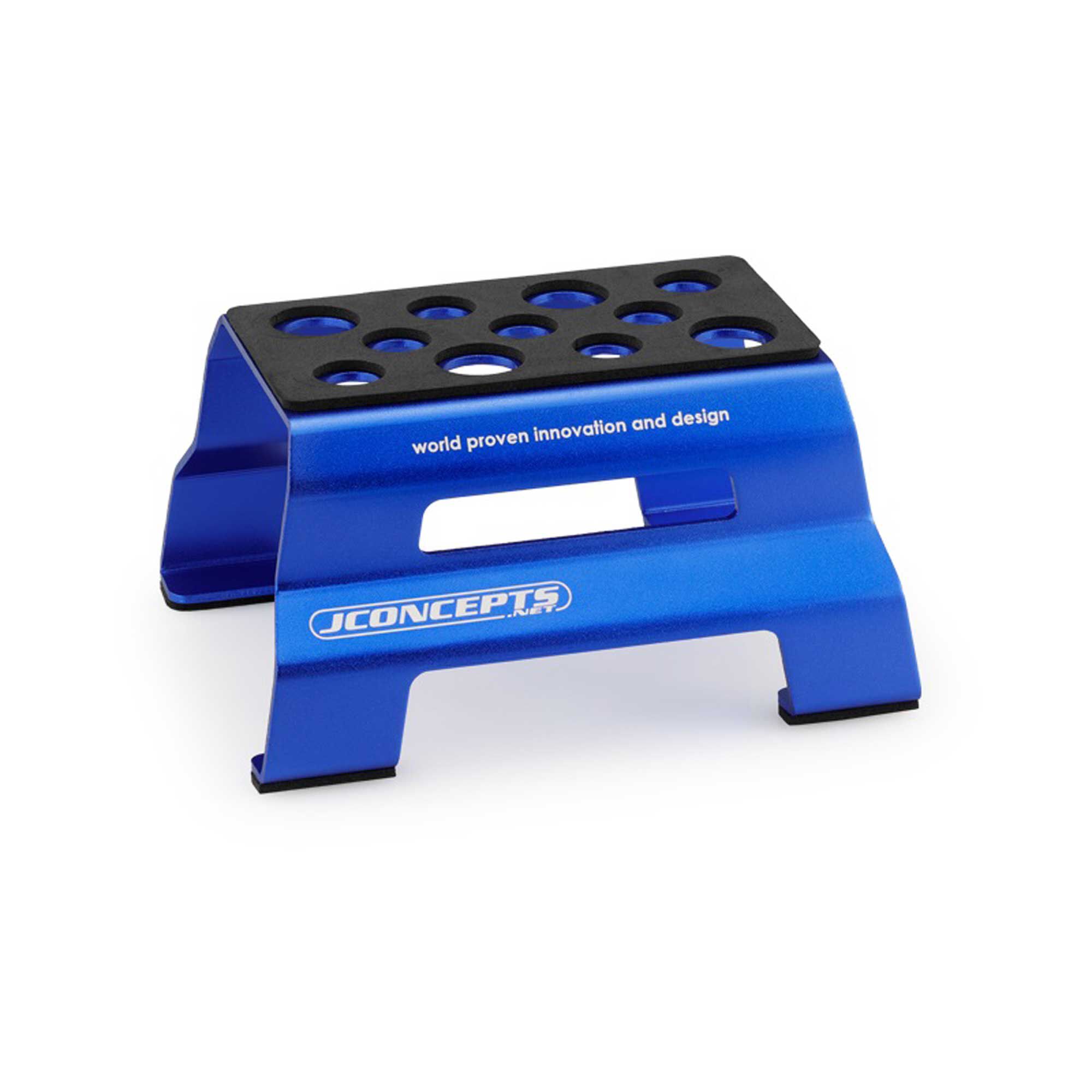 JConcepts, Inc. Metal Car Stand, Blue