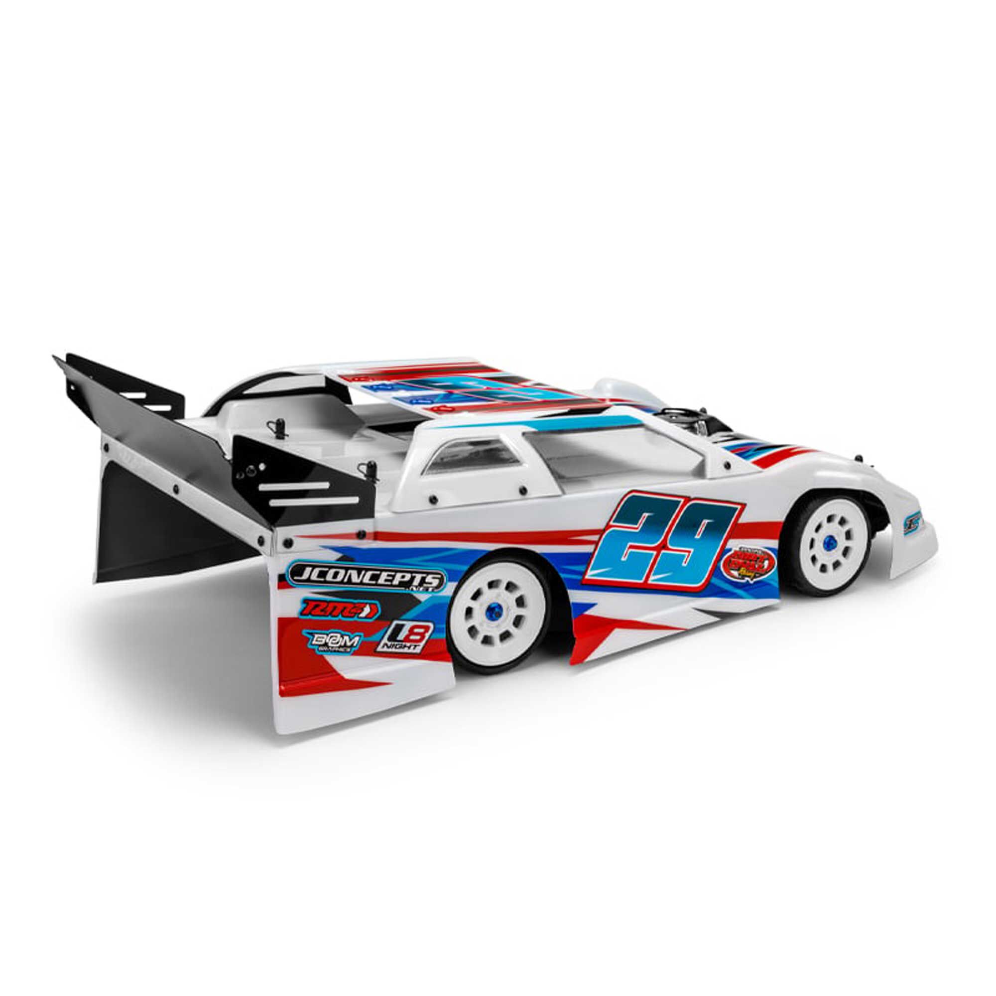 JConcepts, Inc. 1/10 L8 Night G3 Speedway Body, Decked With Rear Spoiler, Light-Weight
