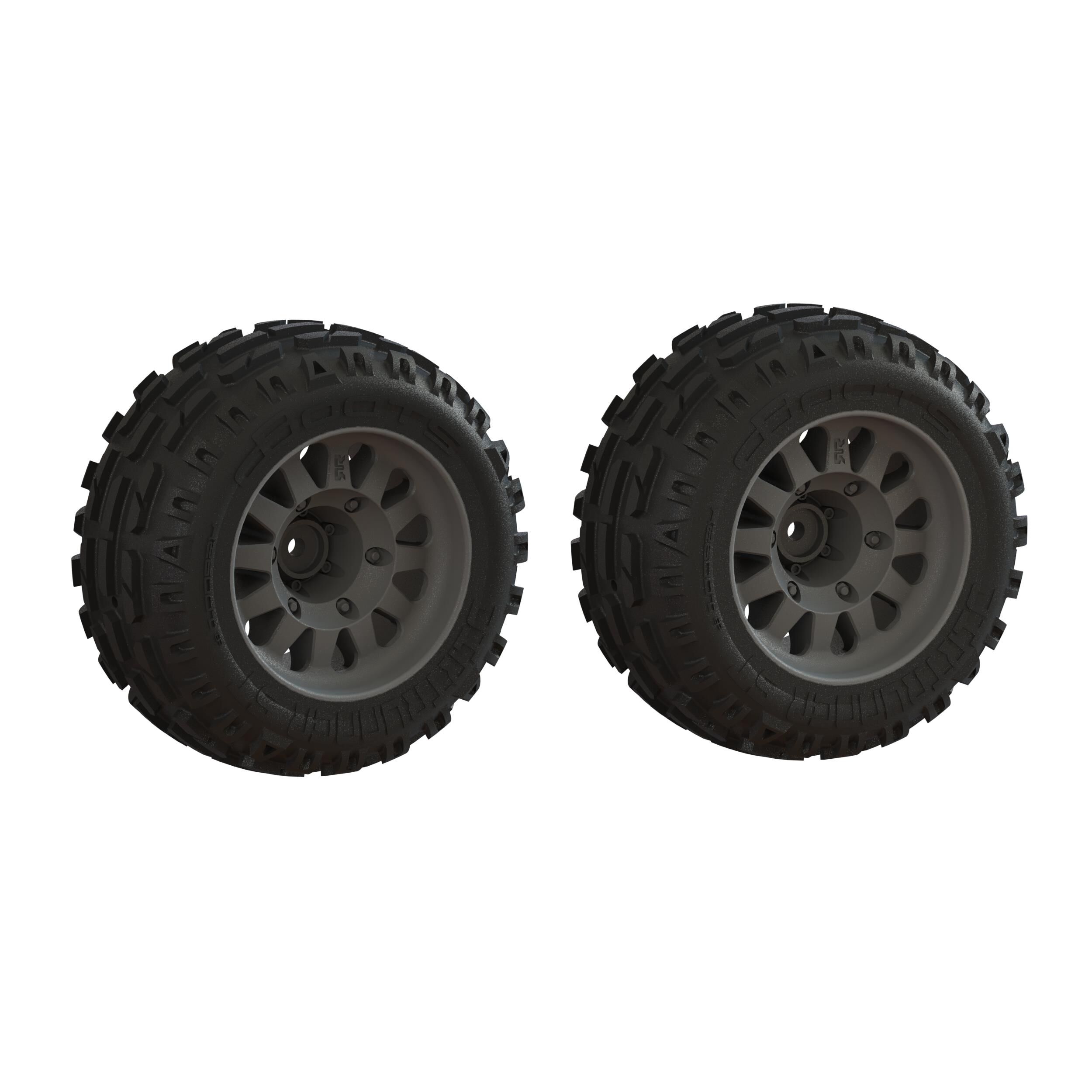 ARRMA dBoots 'Dirtrunner ST' Tire Set Glued (2)