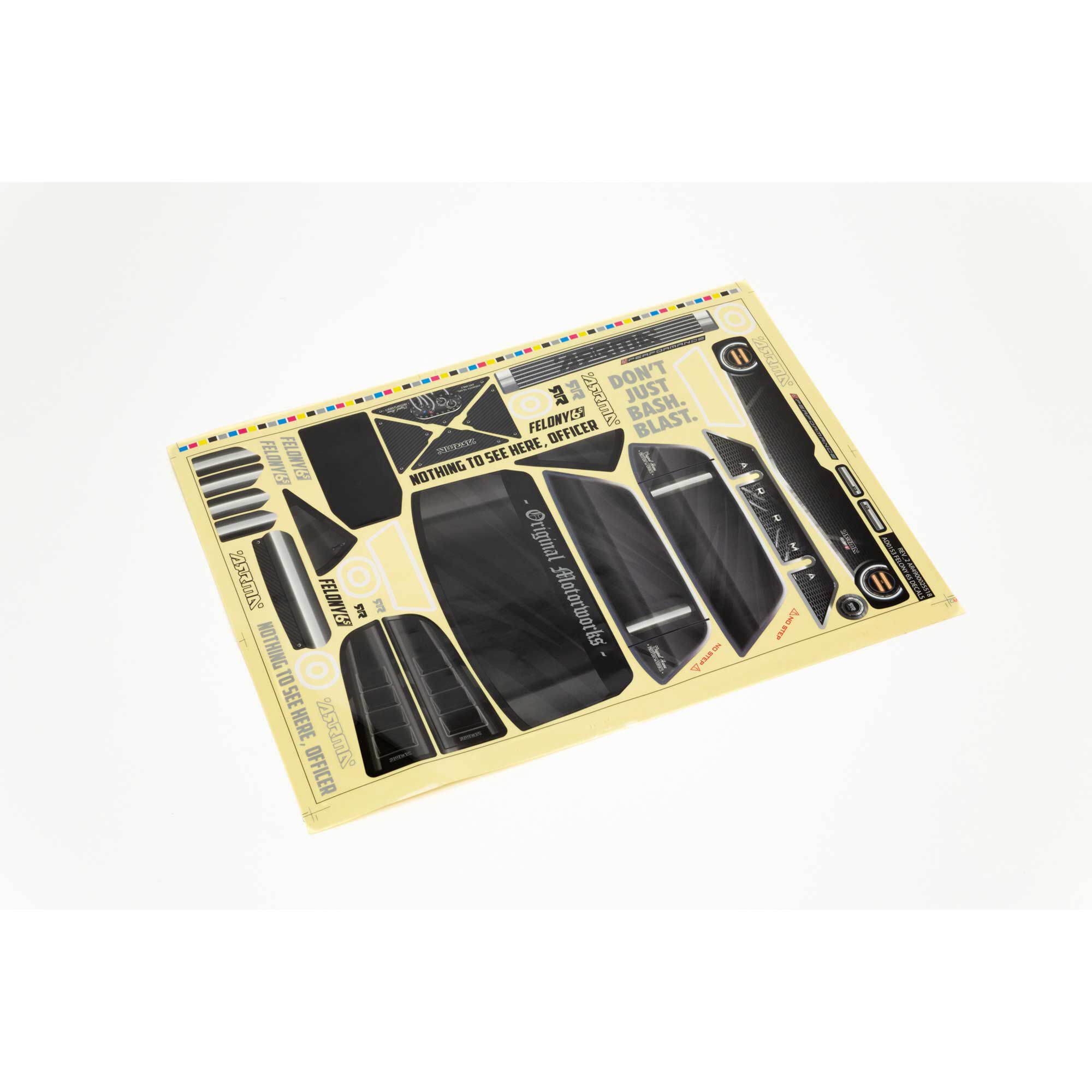 ARRMA 1/7 Clear Body, Trimmed: FELONY 6S BLX