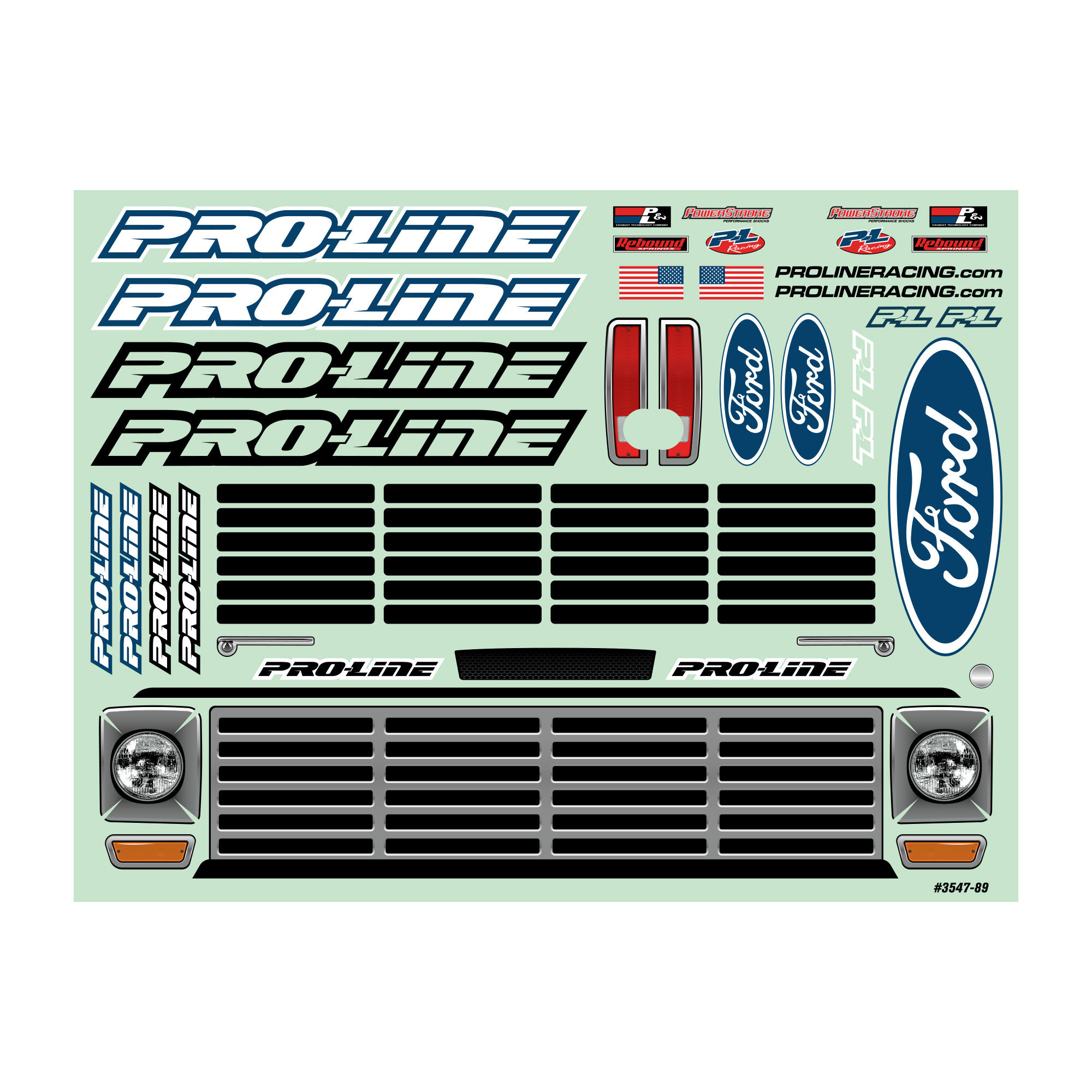 Pro-Line Racing 1/7 Pre-Cut 1967 Ford F-100 Truck Clear Body: Unlimited Desert Racer