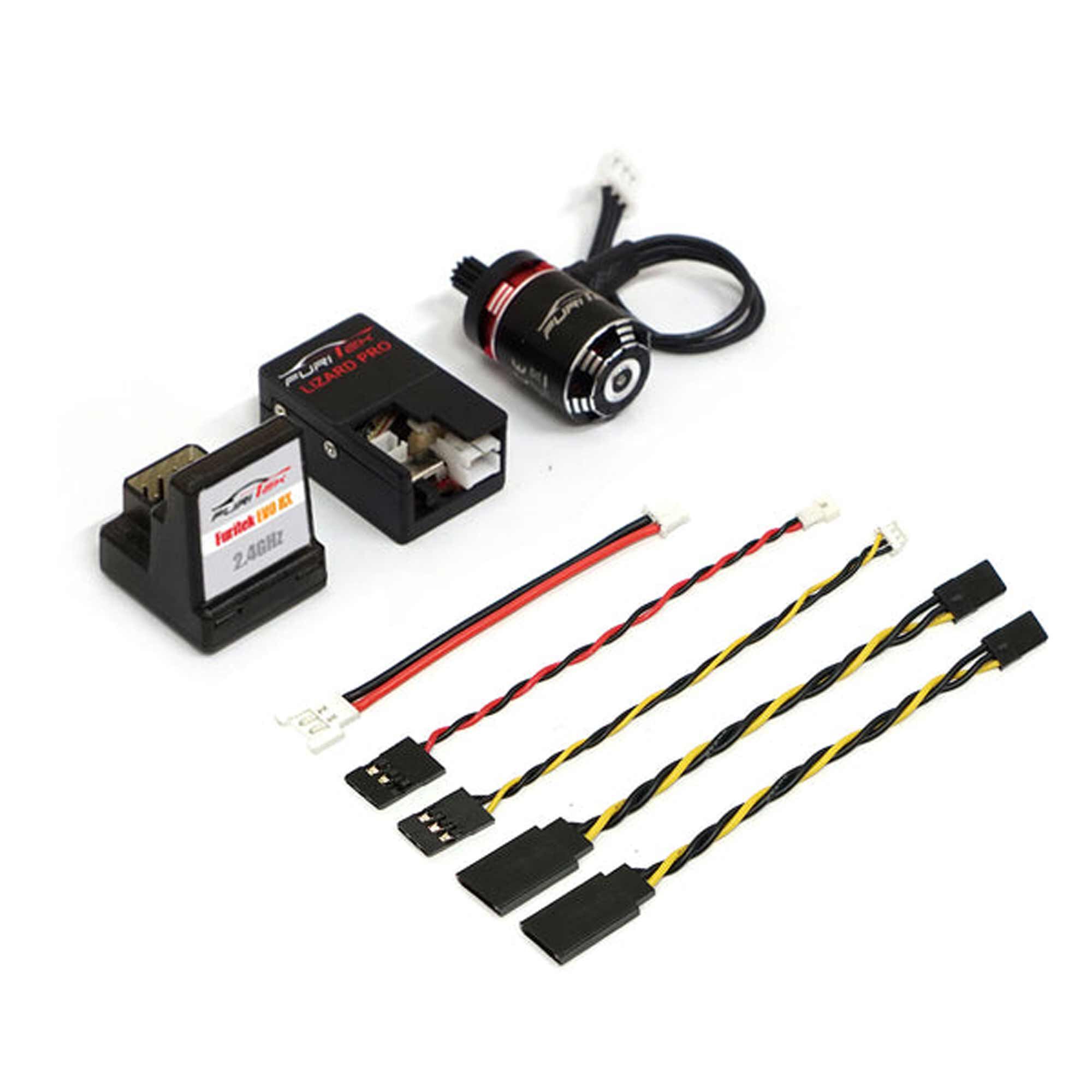 Furitek Stinger Brushless Power System with Receiver: Hobby Plus CR18P Evo