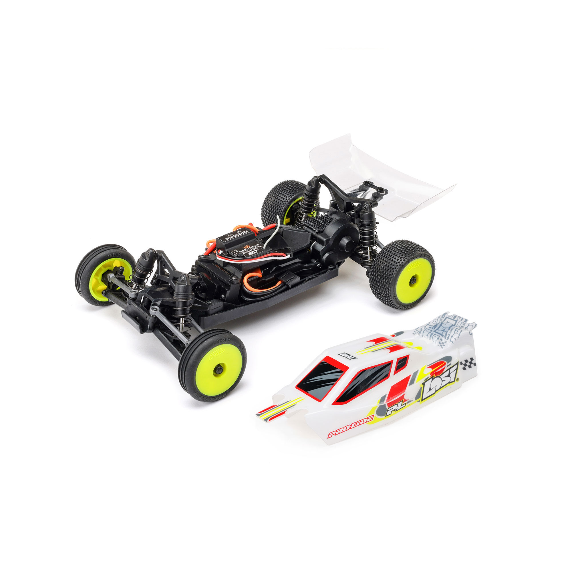Losi 1/24 Micro-B 2S 2WD RTR Race Buggy (Battery & Charger Included), White