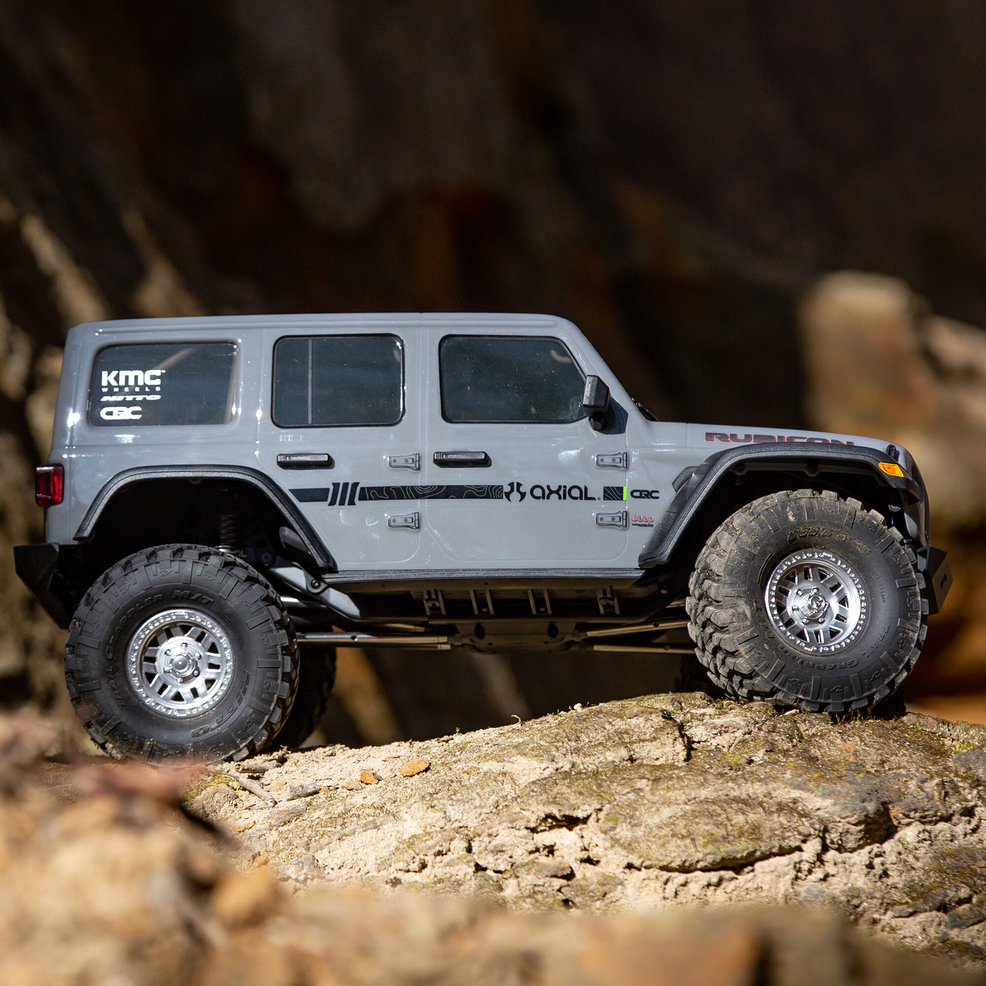 Axial 1/10 SCX10 III Jeep JLU Wrangler 4X4 RTR Brushed Rock Crawler,Gray