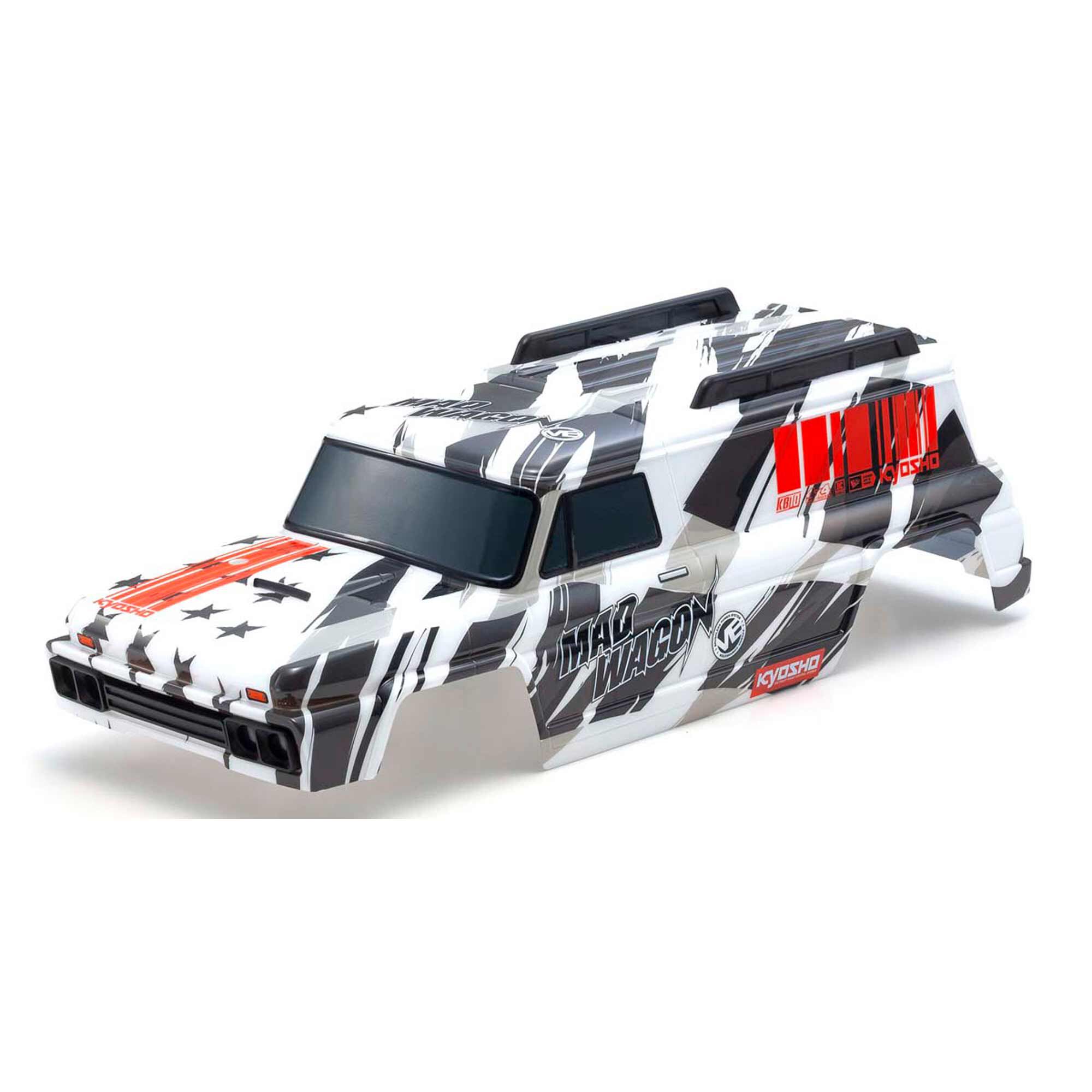 Kyosho 1/10 Mad Wagon VE KB10 4x4 3S Brushless Monster Truck RTR, Black