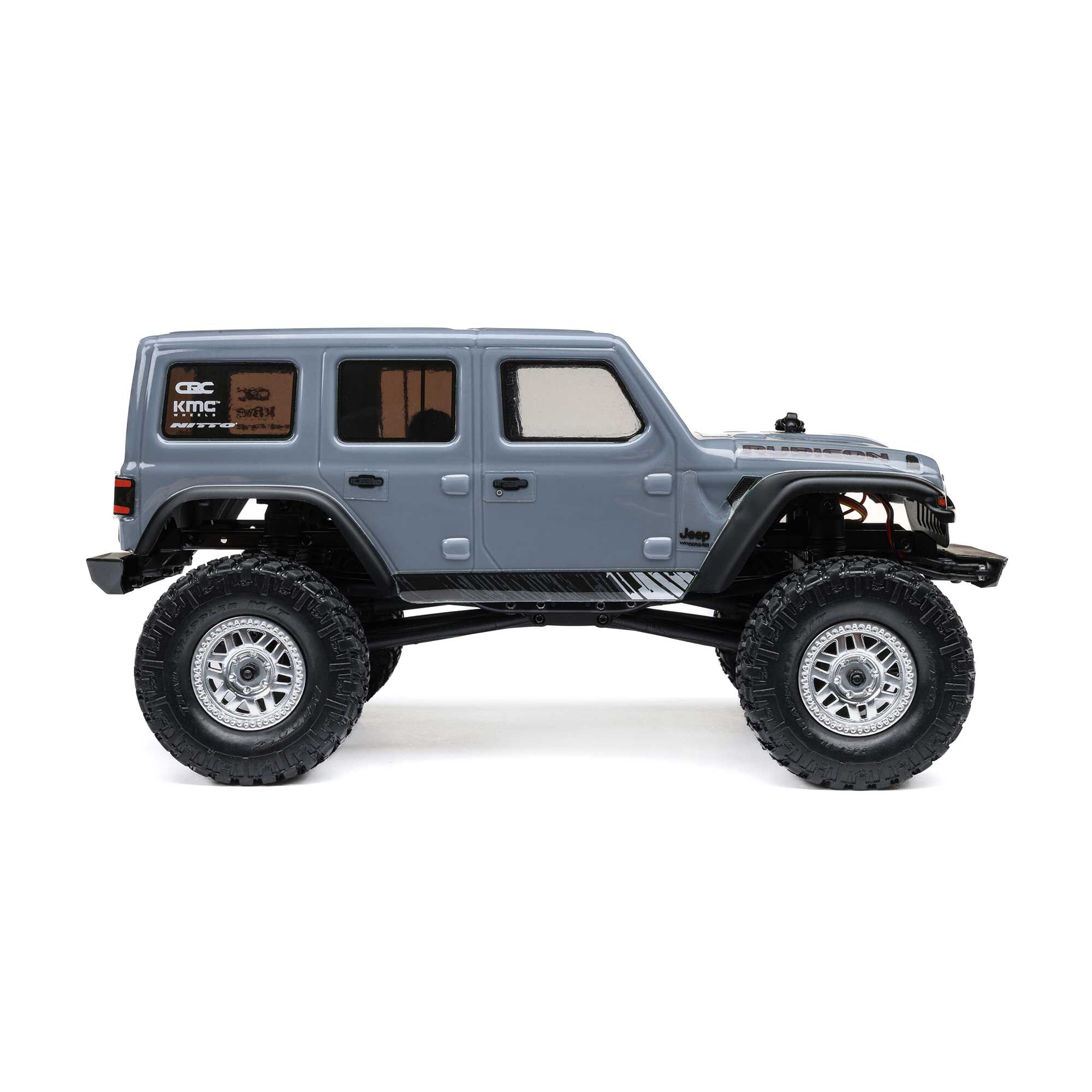 Axial 1/24 SCX24 2019 Jeep Wrangler JLU CRC 4X4 RTR Brushed Rock Crawler (Battery & Charger Included), Gray