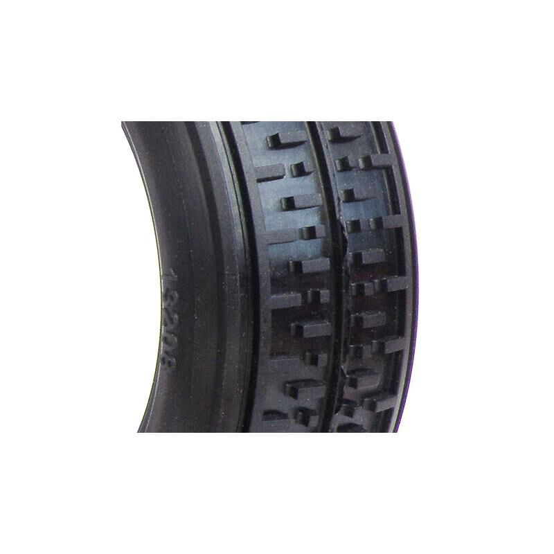 AKA PRODUCTS, INC. 1/10 Rebar Front 2WD Tires, Super Soft with Red Inserts: Buggy