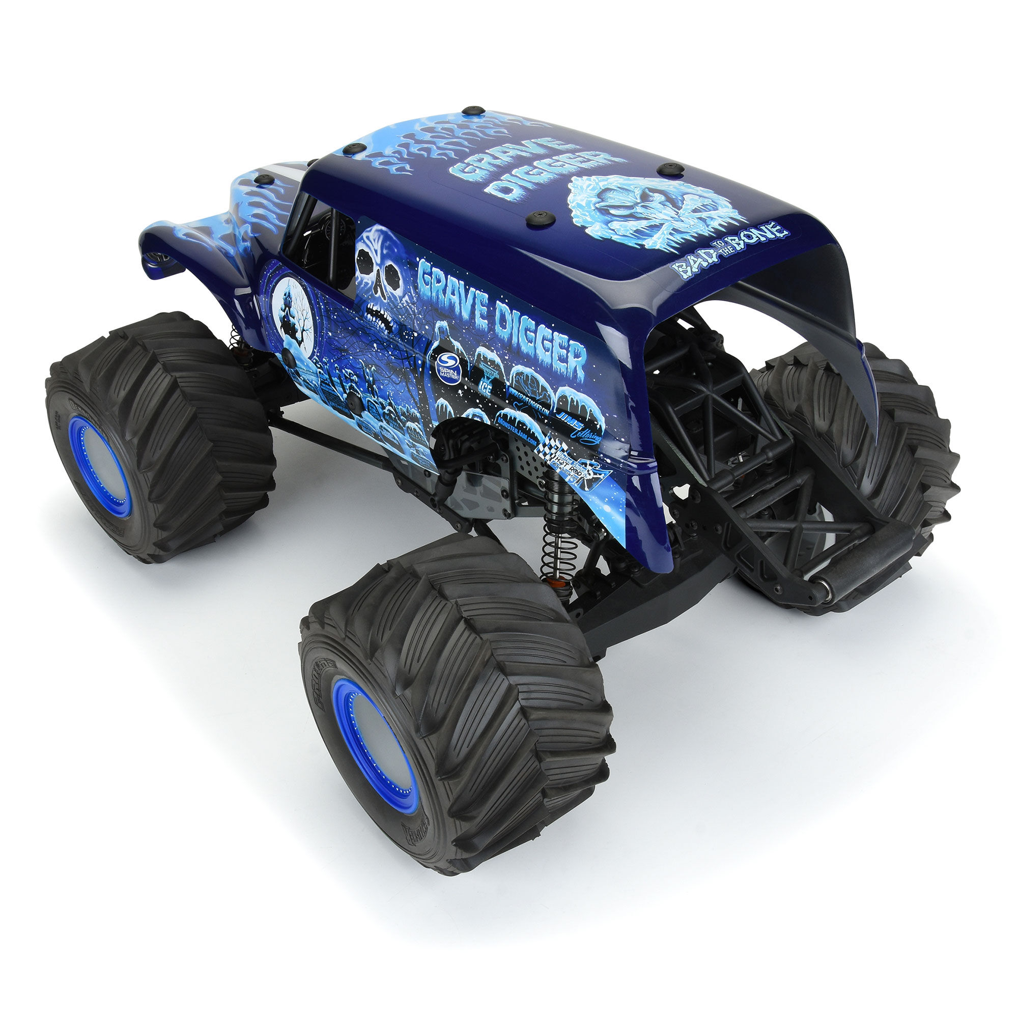 Pro-Line Racing 1/10 Grave Digger Ice (Blue) Painted Body Set: LMT
