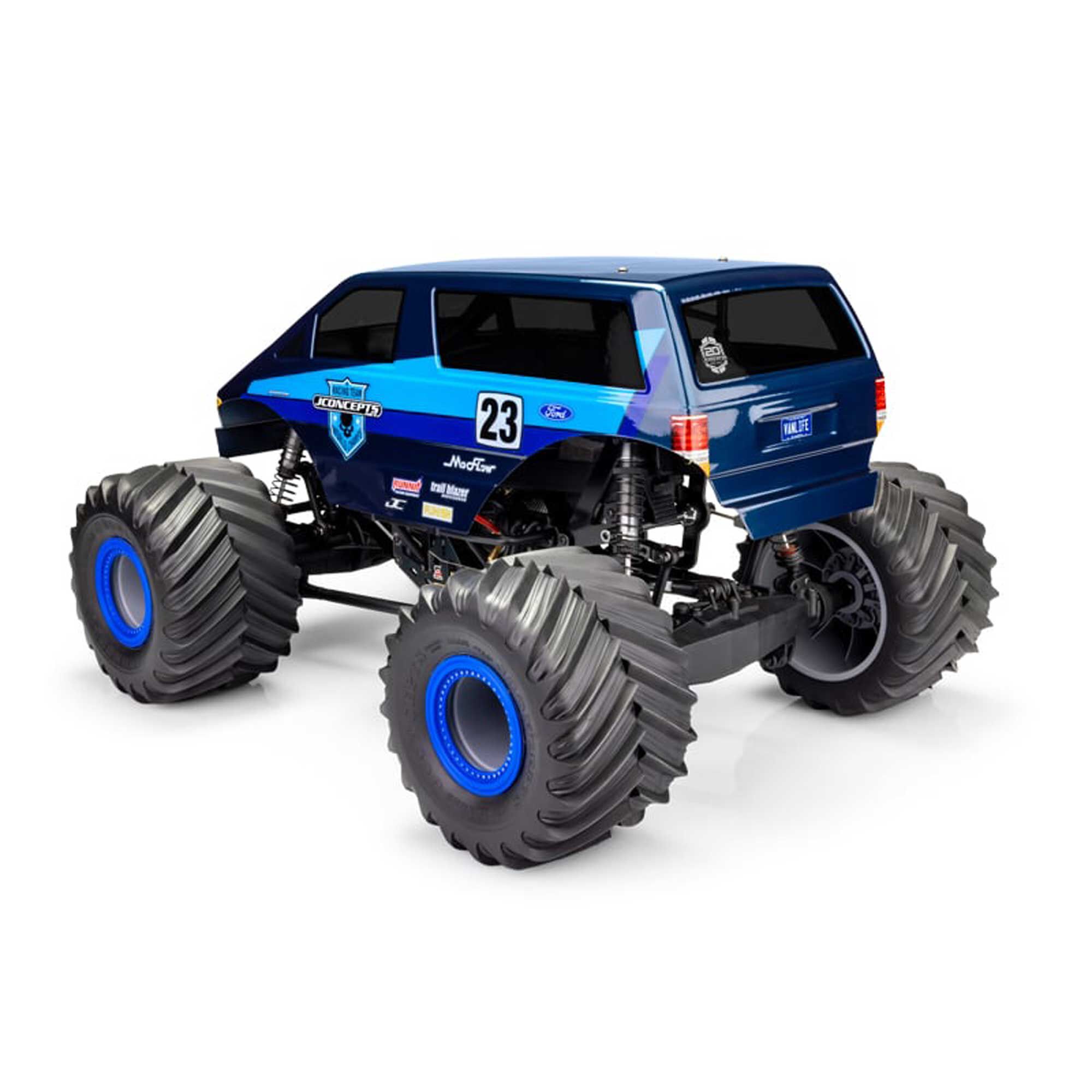 JConcepts, Inc. 1/10 1985 Ford Aerostar Monster Truck Polycarbonate Body, 12.5" - 13.0" Wheelbase