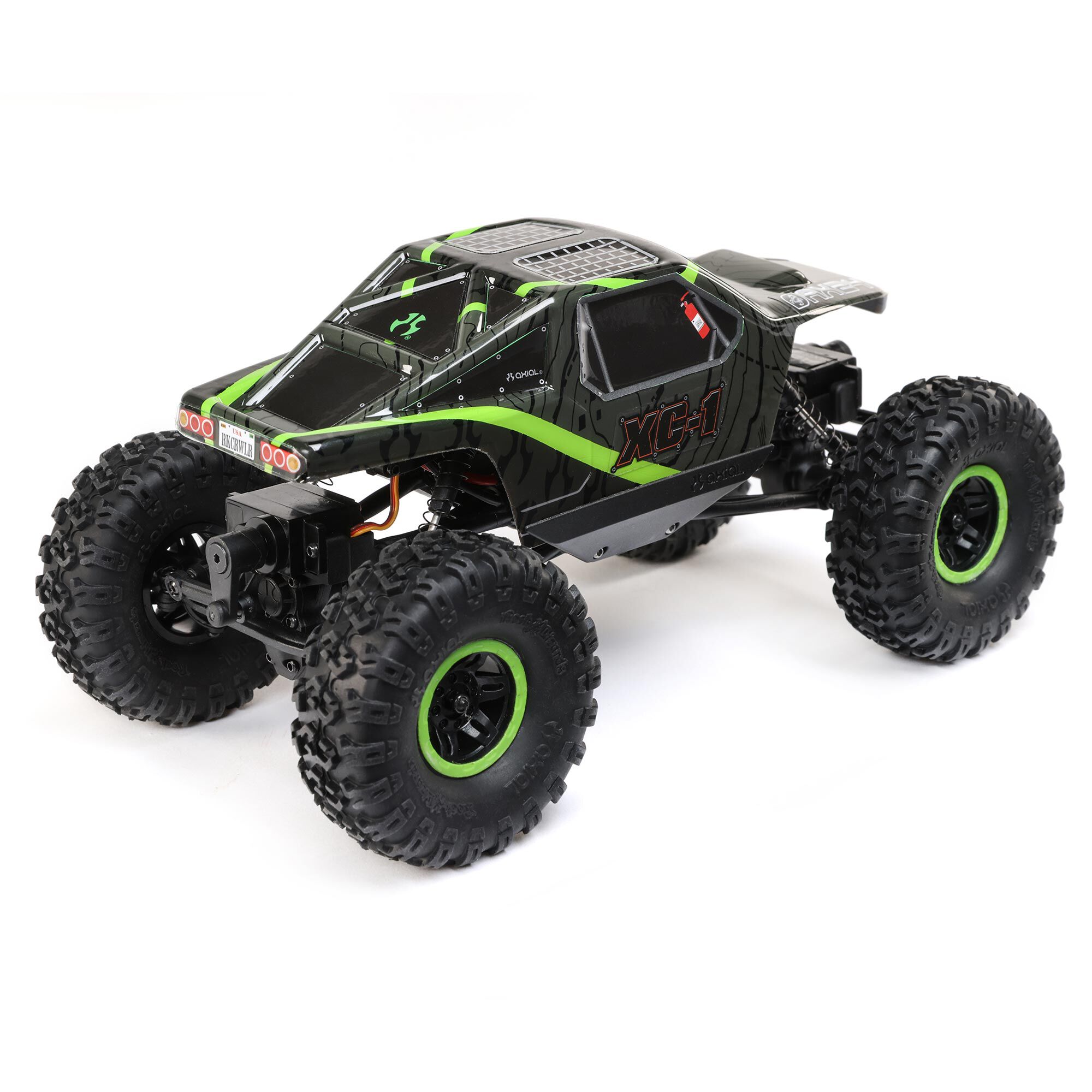 Axial 1/24 AX24 XC-1 4WS 4X4 RTR Brushed Rock Crawler (Battery & Charger Included), Green