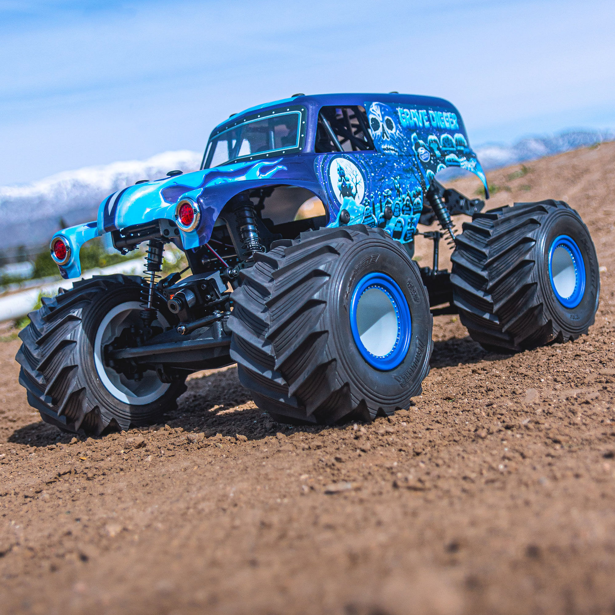 Pro-Line Racing 1/10 Grave Digger Ice (Blue) Painted Body Set: LMT