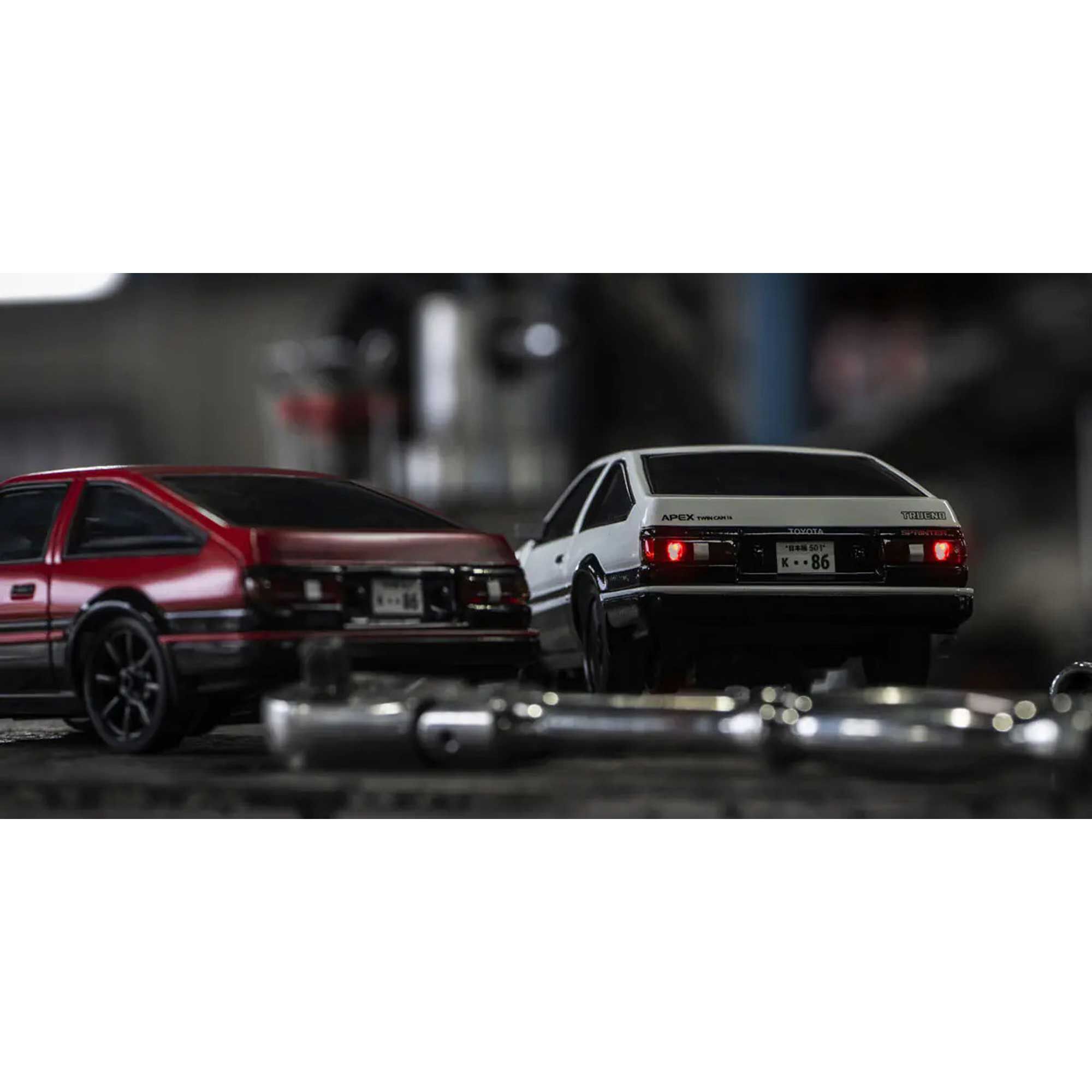 Kyosho 1/28 Toyota Trueno AE86 2WD On-Road First Mini-Z RTR, Red