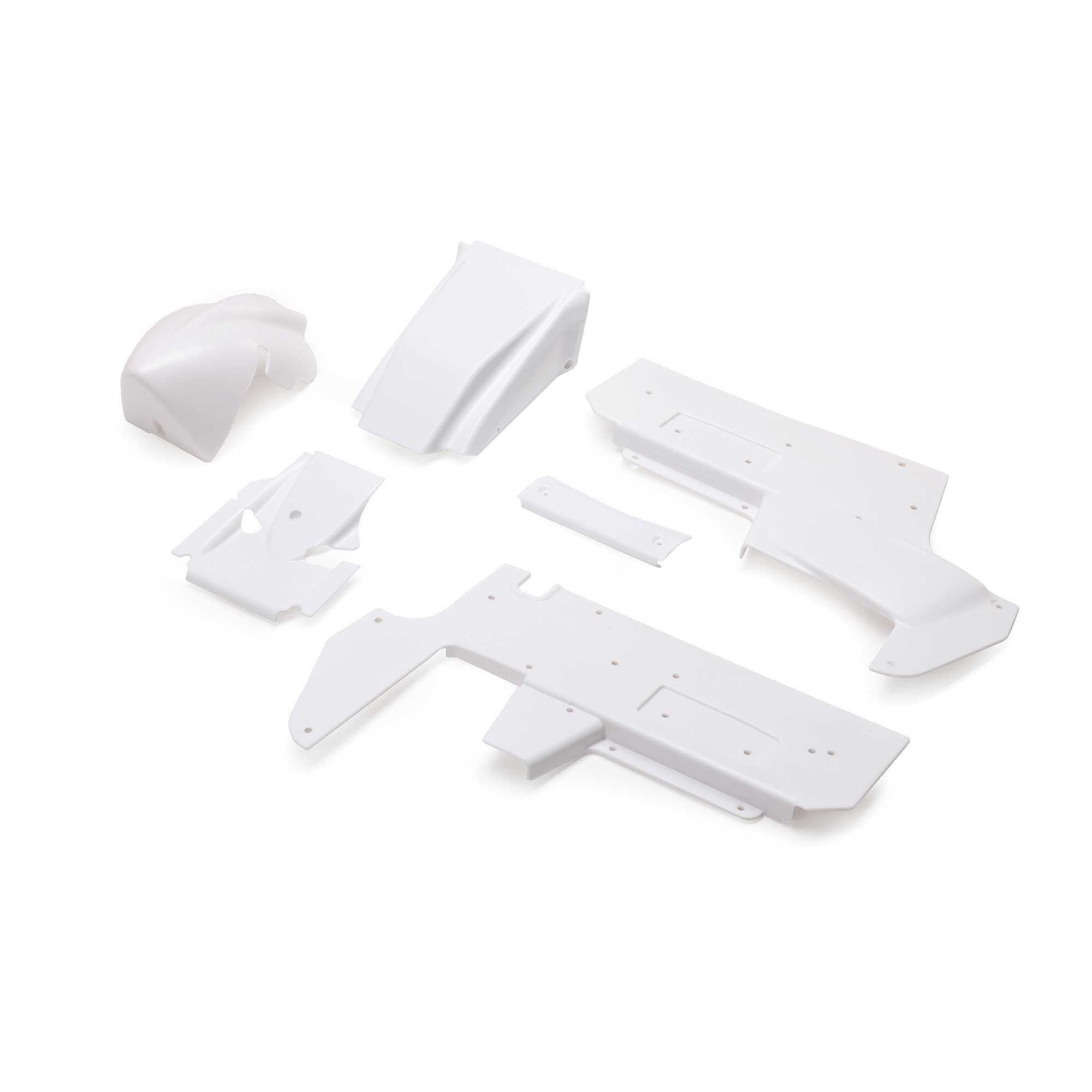 Losi Body Panel Set, White: 22S Sprint