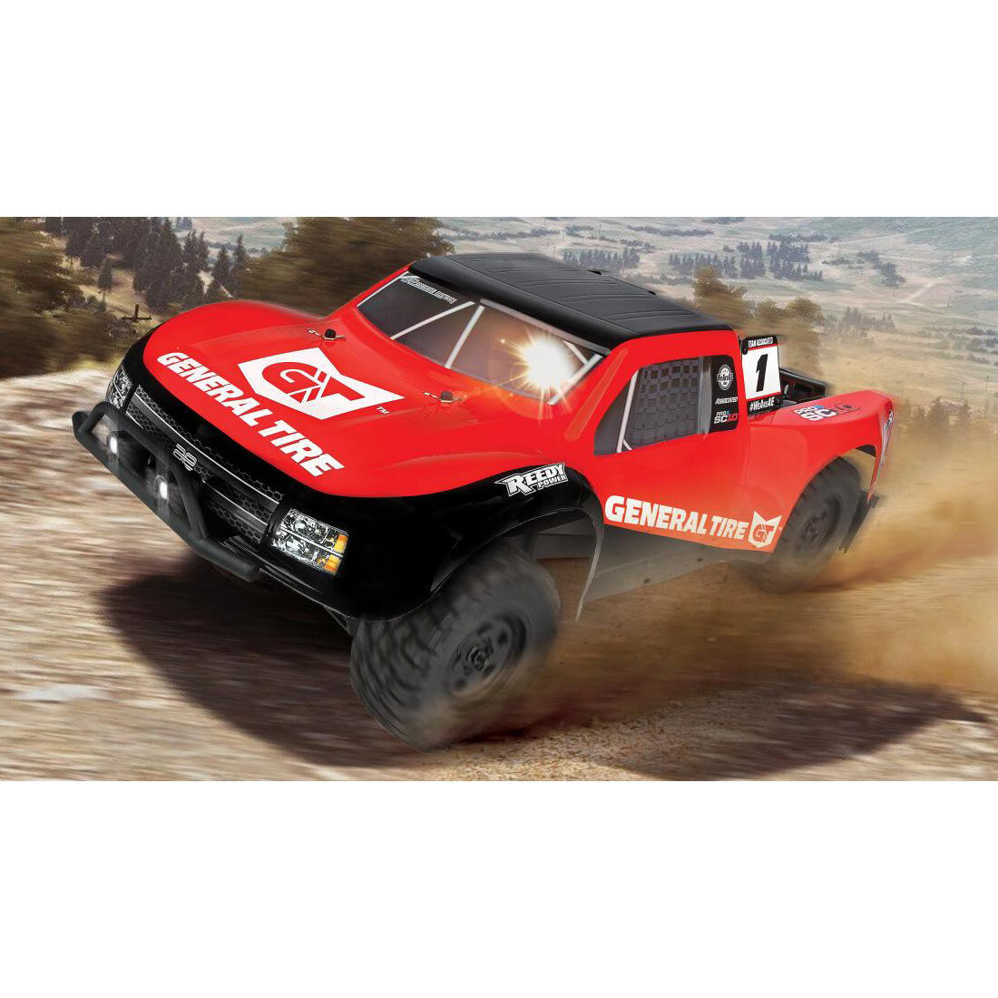 Team Associated 1/10 Pro4 SC10 4X4, General Tire Short Course Truck RTR, LiPo Combo
