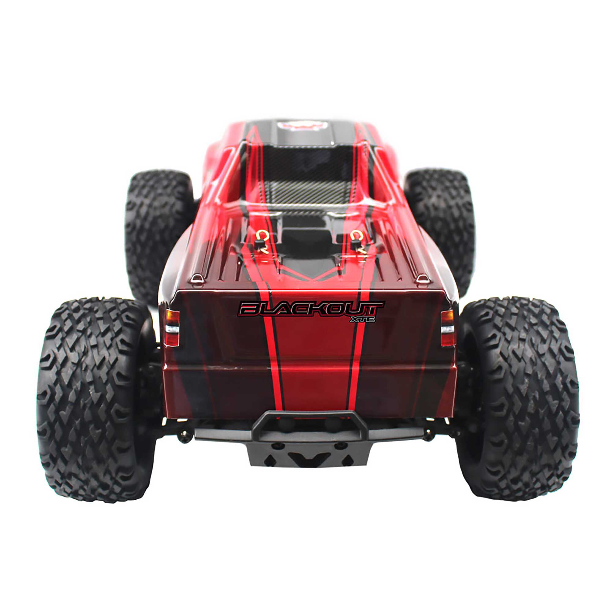 Redcat Racing 1/10 Blackout XTE 4WD Monster Truck Brushed RTR, Red