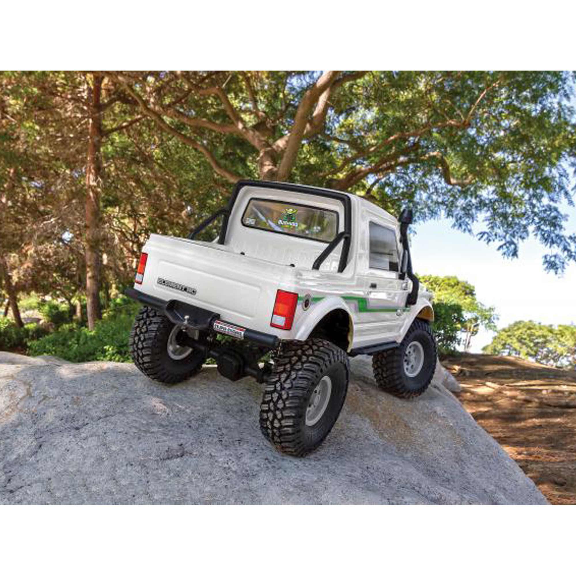 Team Associated 1/10 Enduro Bushido Brushed Trail Truck RTR, Lipo Combo, White