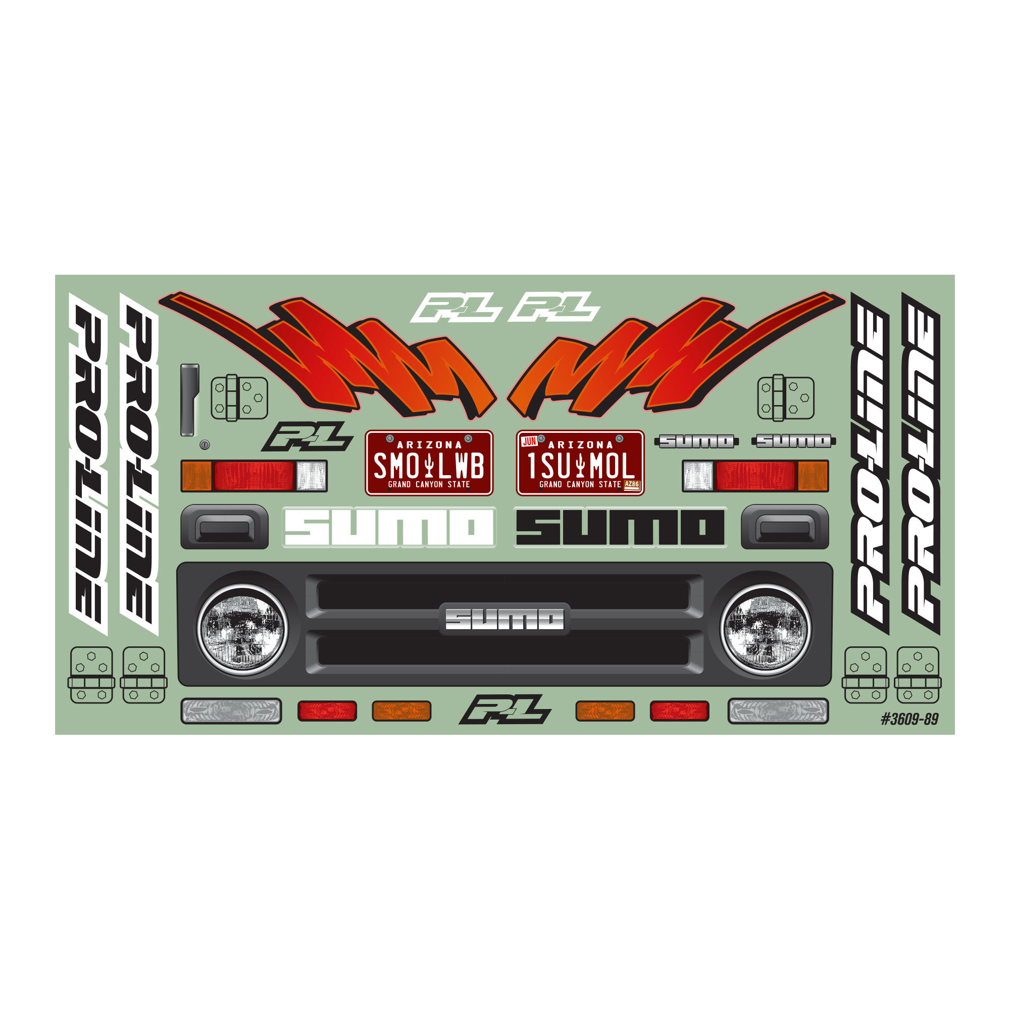 Pro-Line Racing 1/10 Sumo L Clear Body 12.3" (313mm) Wheelbase Crawlers