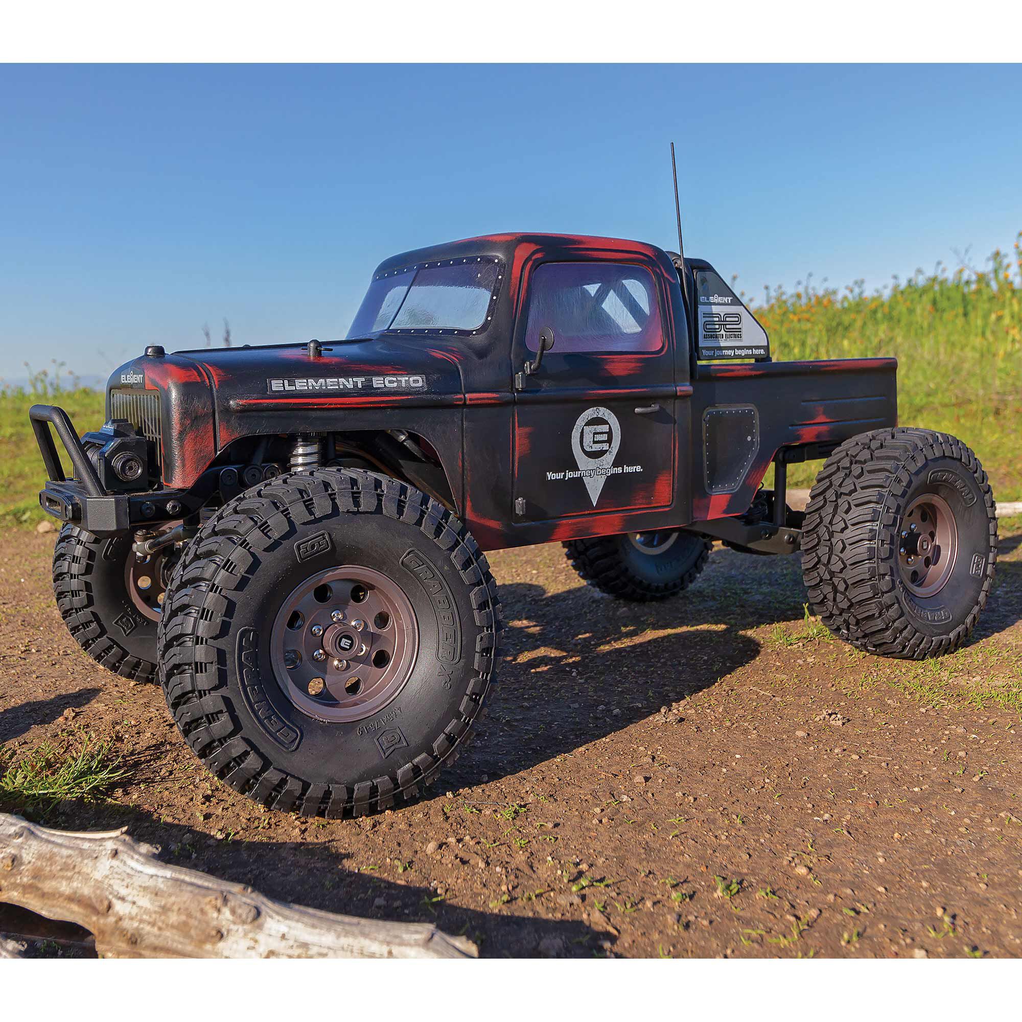Team Associated 1/10 Enduro Ecto 4x4 Trail Truck RTR, LiPo Combo, Black