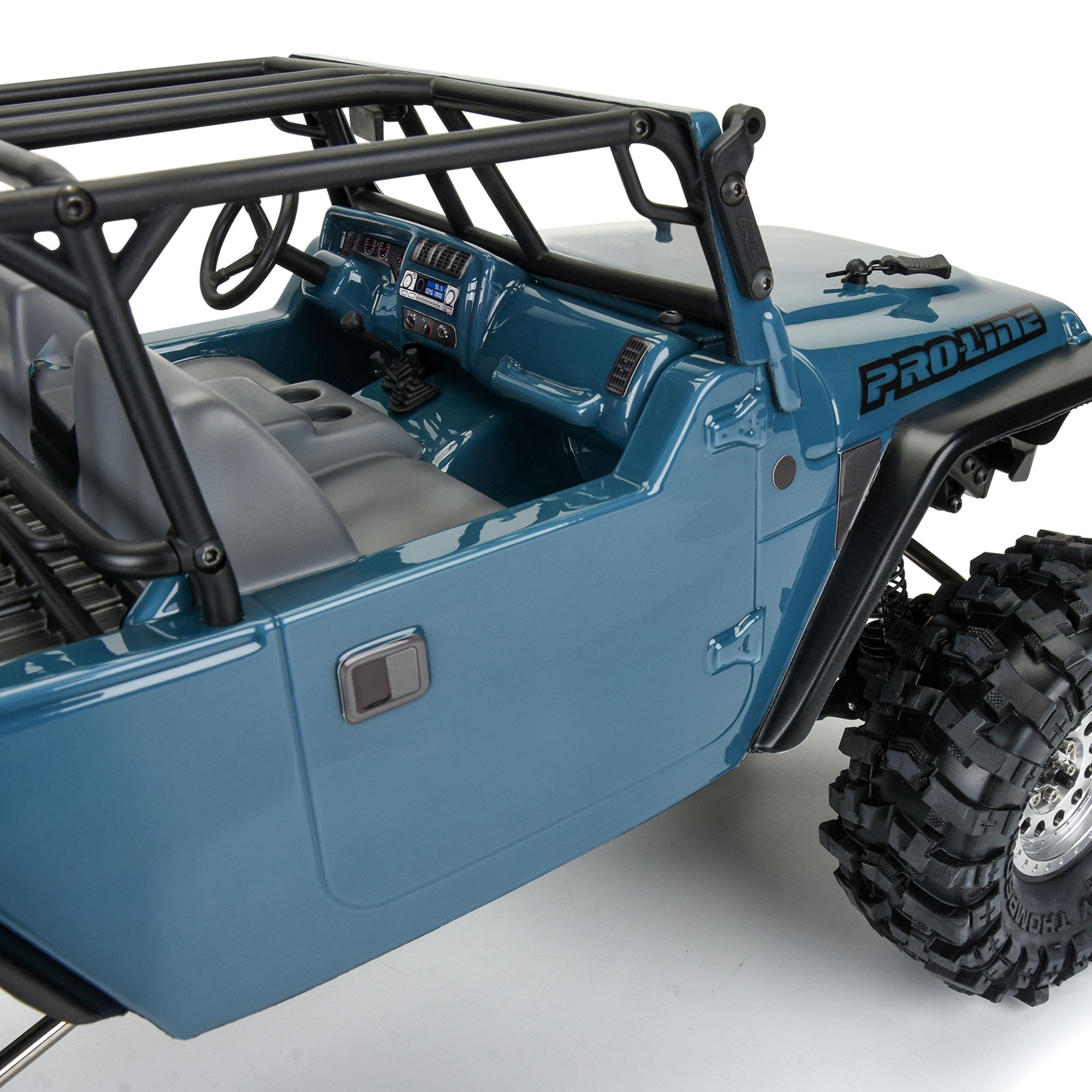 Pro-Line Racing 1/10 2004 Jeep LJ Clear Body/Trail Cage 12.3" Wheelbase Crawlers