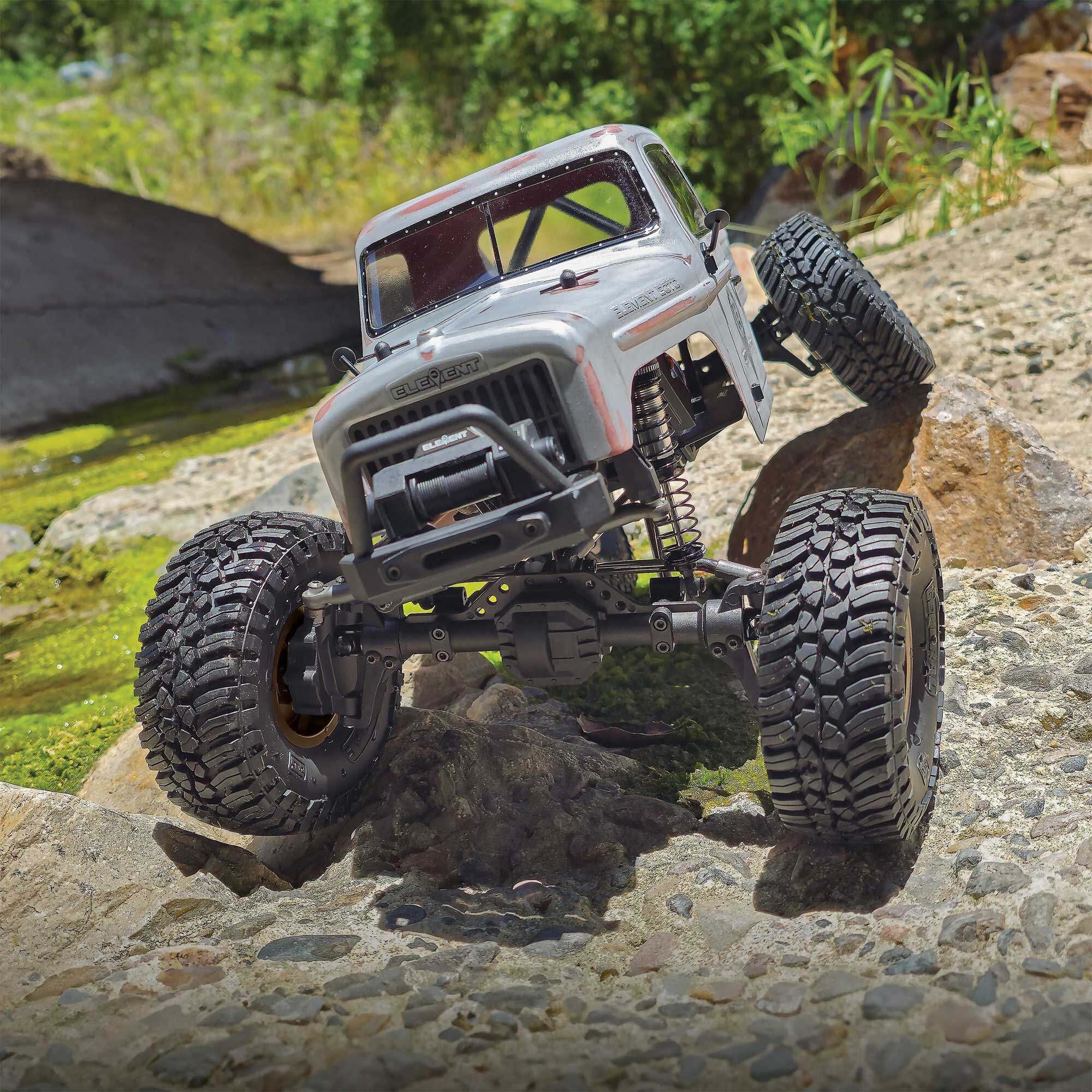 Team Associated 1/10 Enduro Ecto 4x4 Trail Truck RTR, Portal Axles, Gray