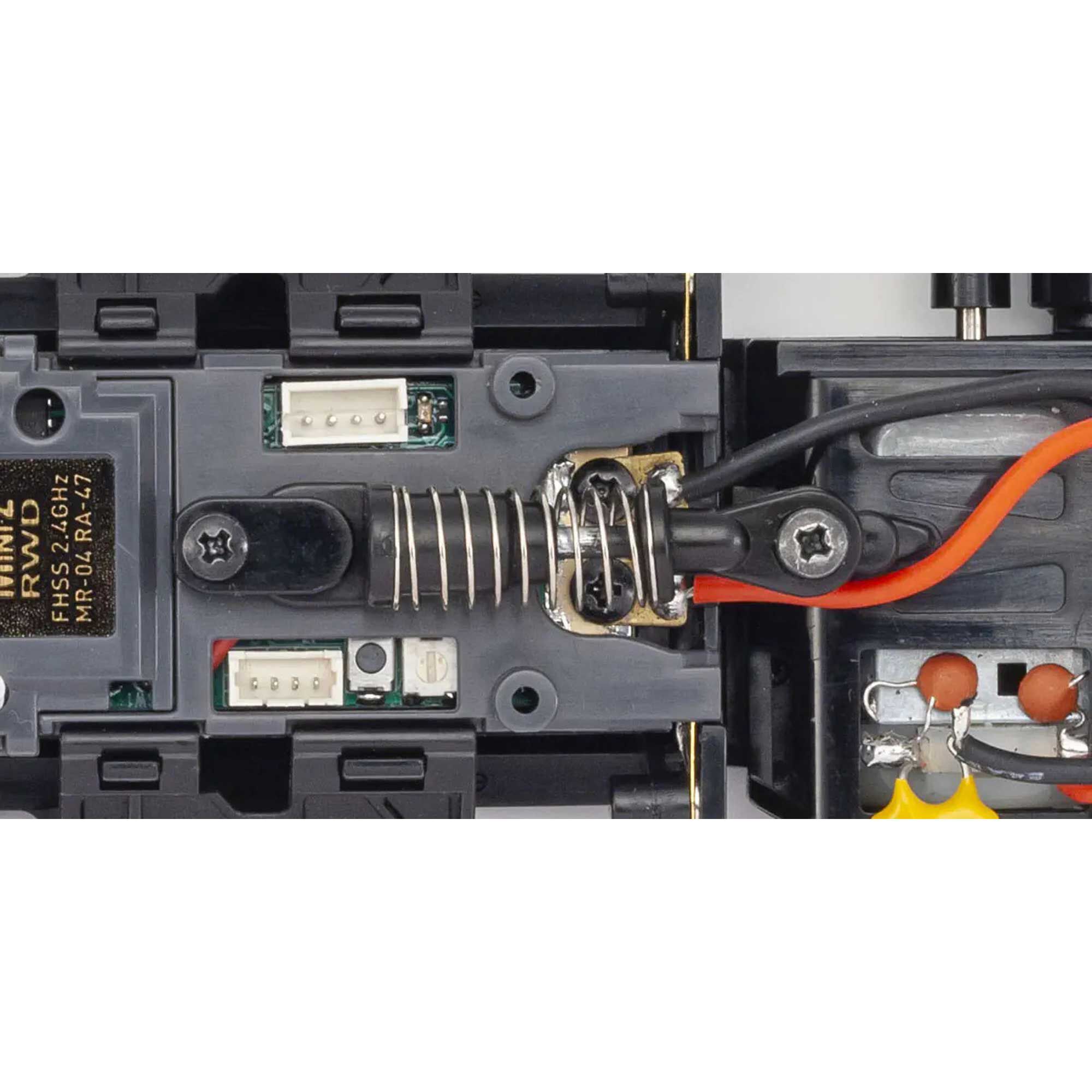 Kyosho 1/28 Chevrolet Corvette C8.R MR-04 MINI-Z RWD RTR, Guntmetal/ White