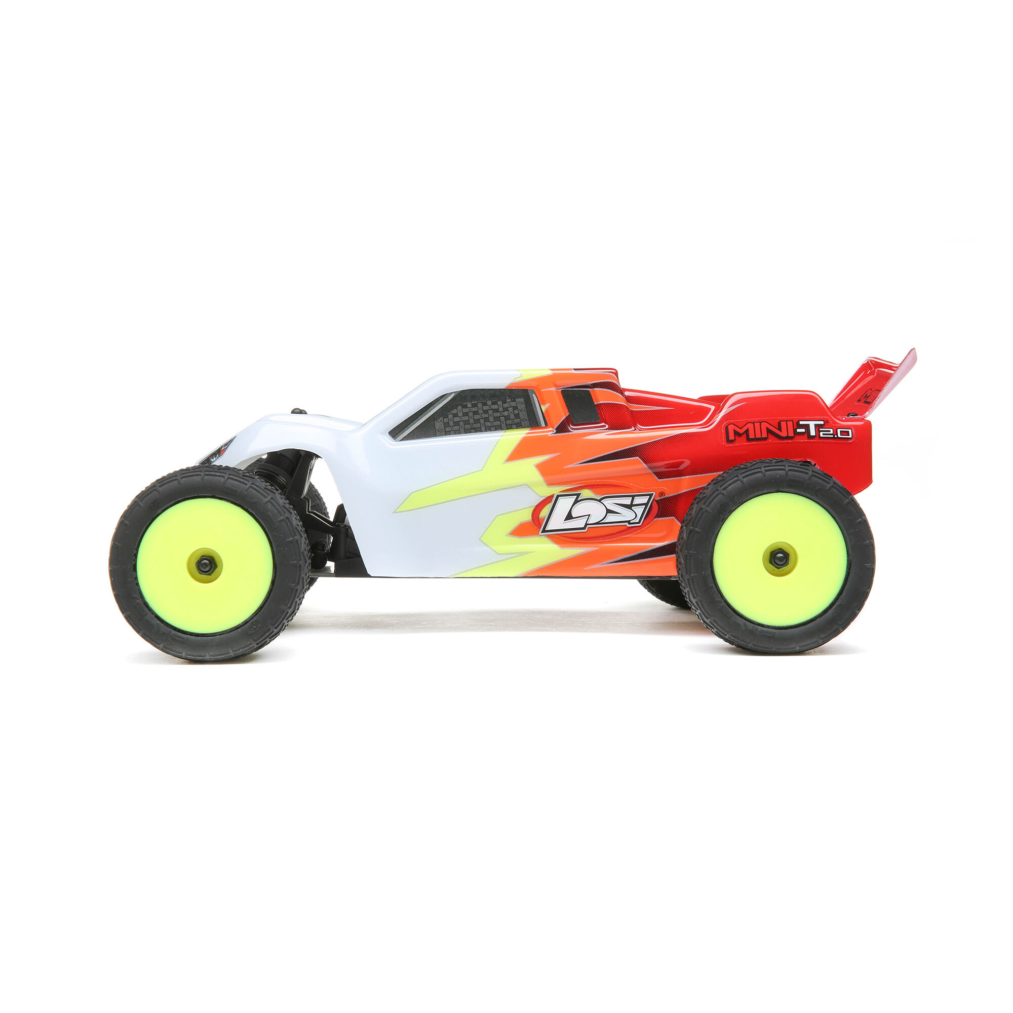 Losi 1/18 Mini-T 2.0 2S 2WD RTR Brushed Stadium Truck (Battery & Charger included), Red