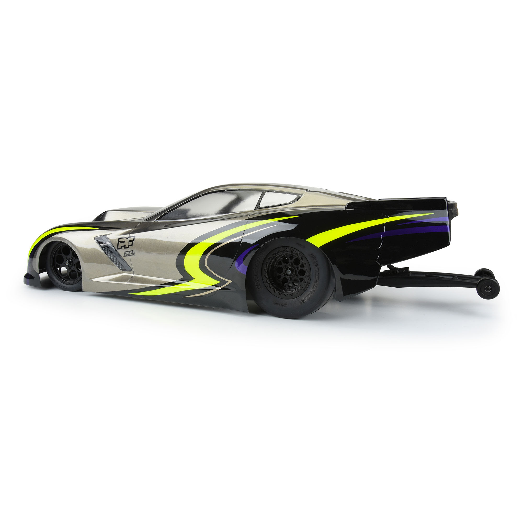 Pro-Line Racing 1/10 Showtime Front Runner Front 2.2"/2.7" 12mm Drag Wheels (2) Black