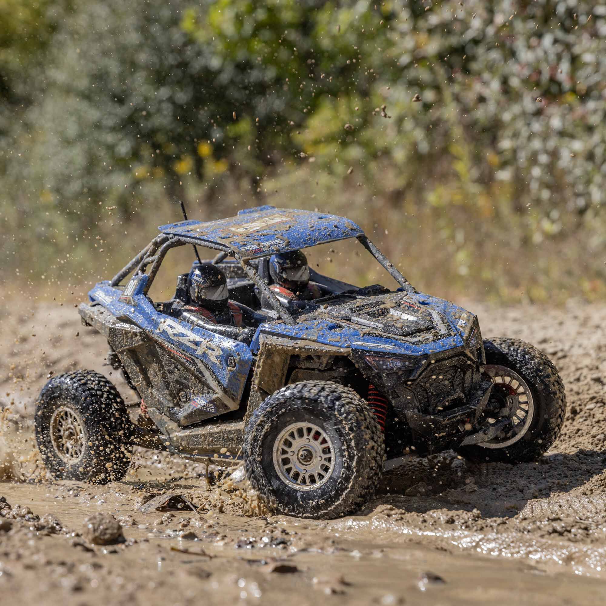Losi 1/10 RZR Rey Polaris 3S 4X4 RTR Brushless Side by Side, Blue