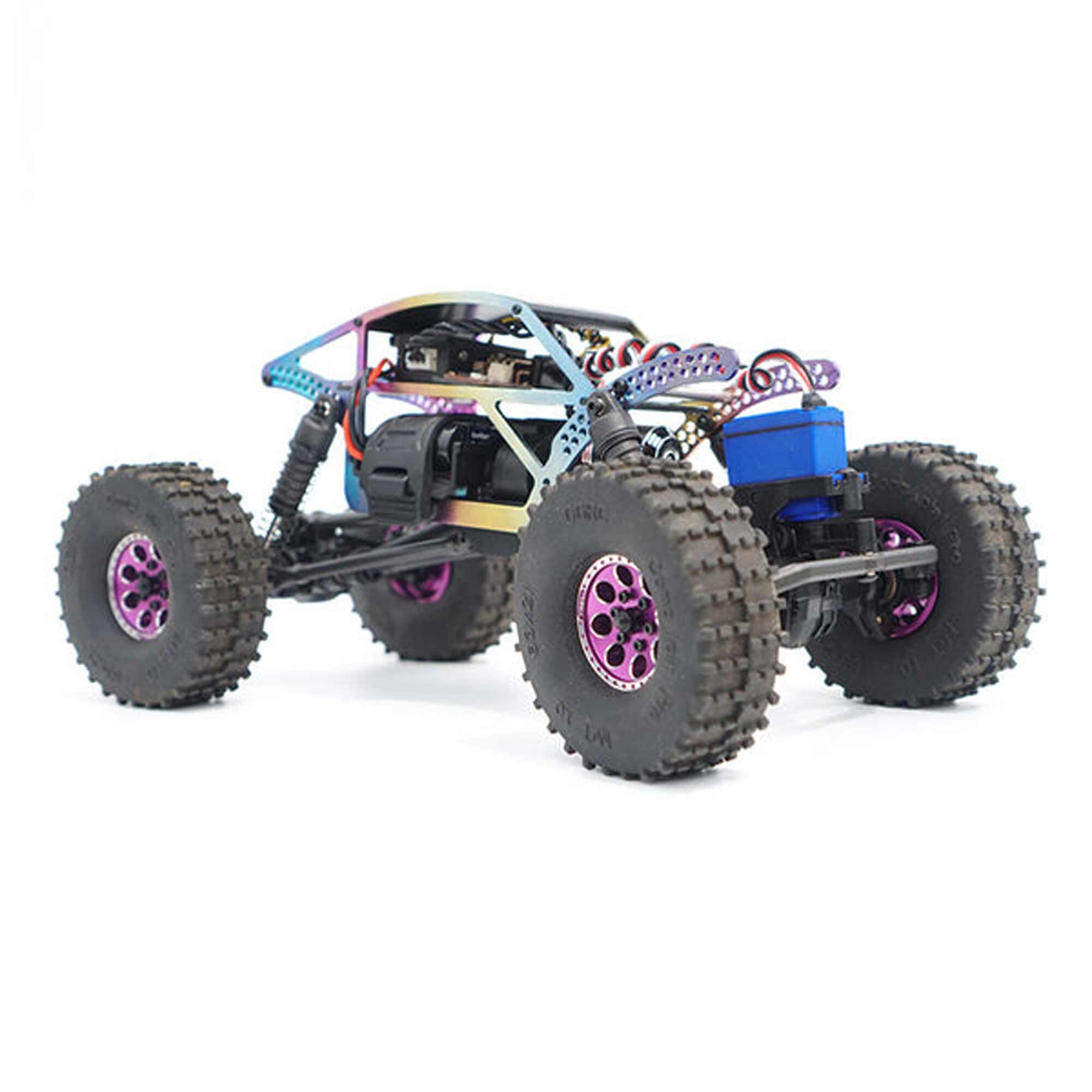 Furitek Bettle Titanium Comp Chassis, Rainbow: TRX-4M