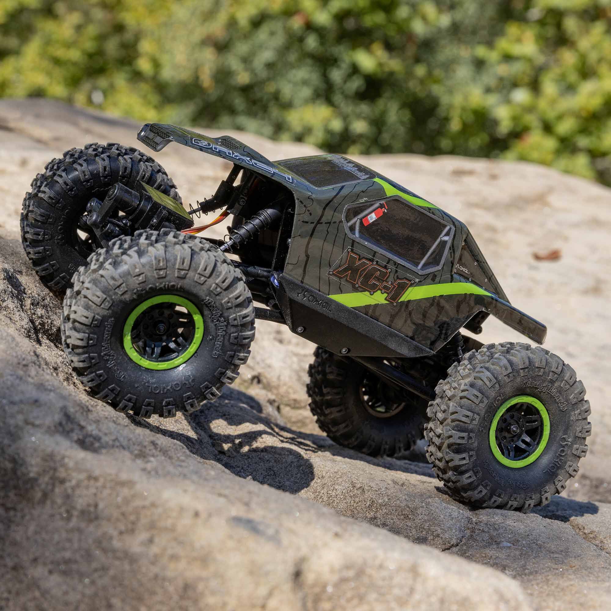 Axial 1/24 AX24 XC-1 4WS 4X4 RTR Brushed Rock Crawler (Battery & Charger Included), Green