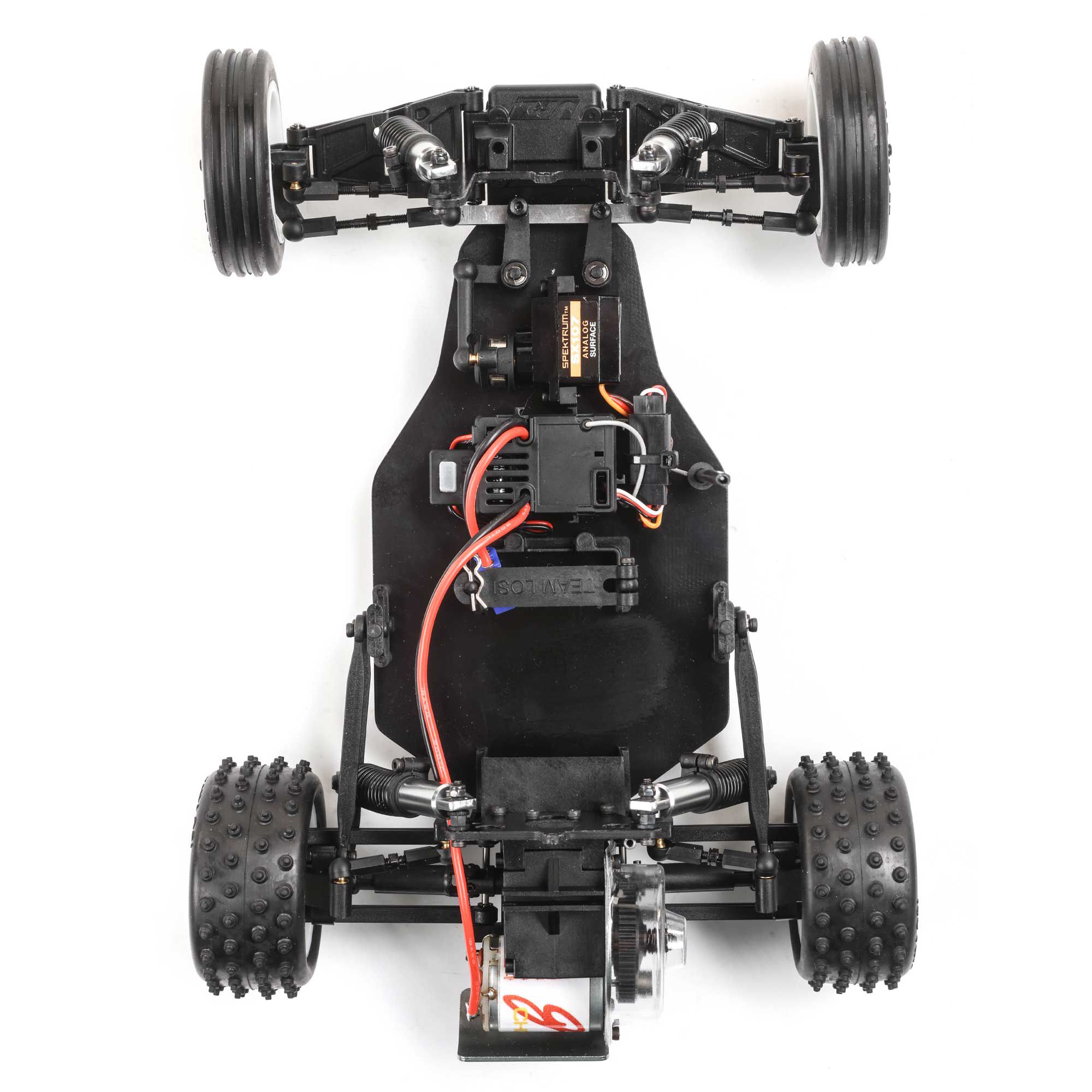 Losi 1/16 Mini JRX2 2S 2WD RTR Brushed Buggy (Battery & Charger Included), Black