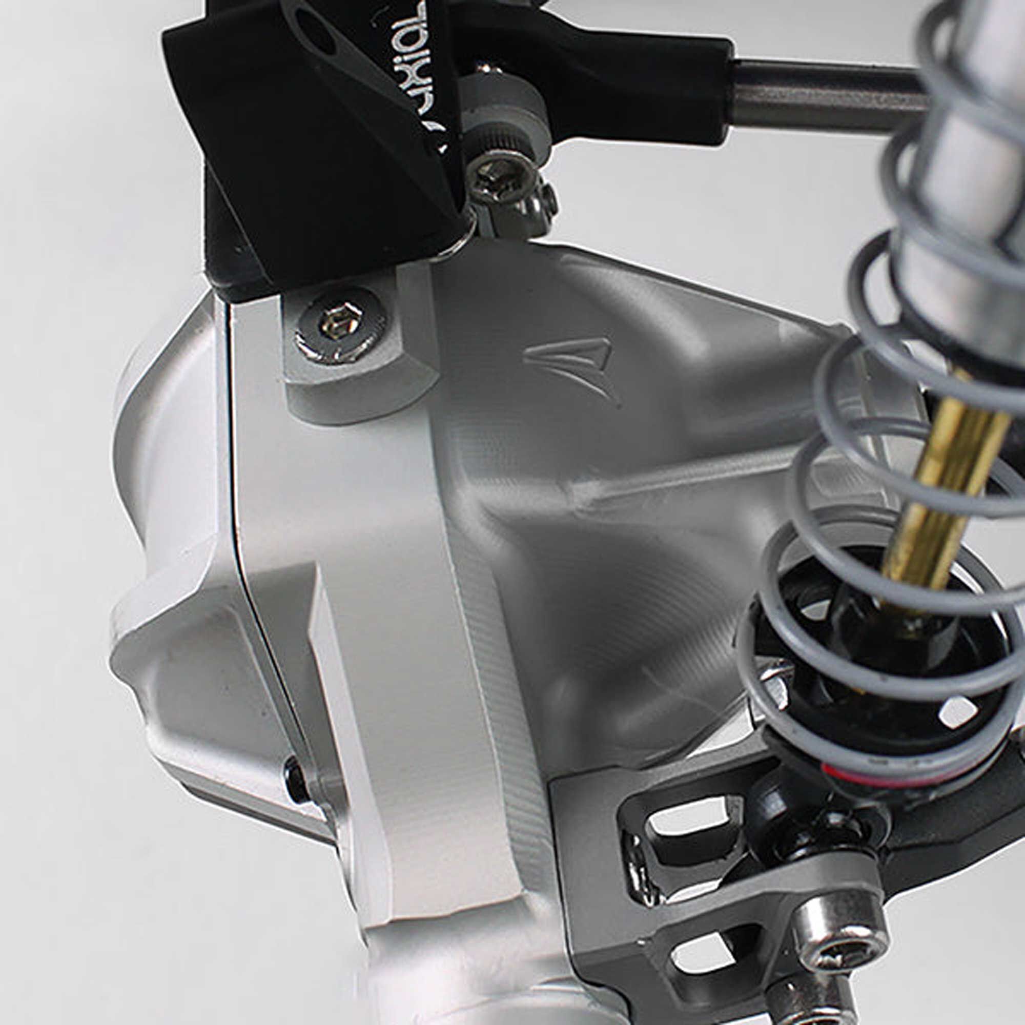 Vanquish Products Axle V2, Grey Anodized: Axial Wraith / Yeti