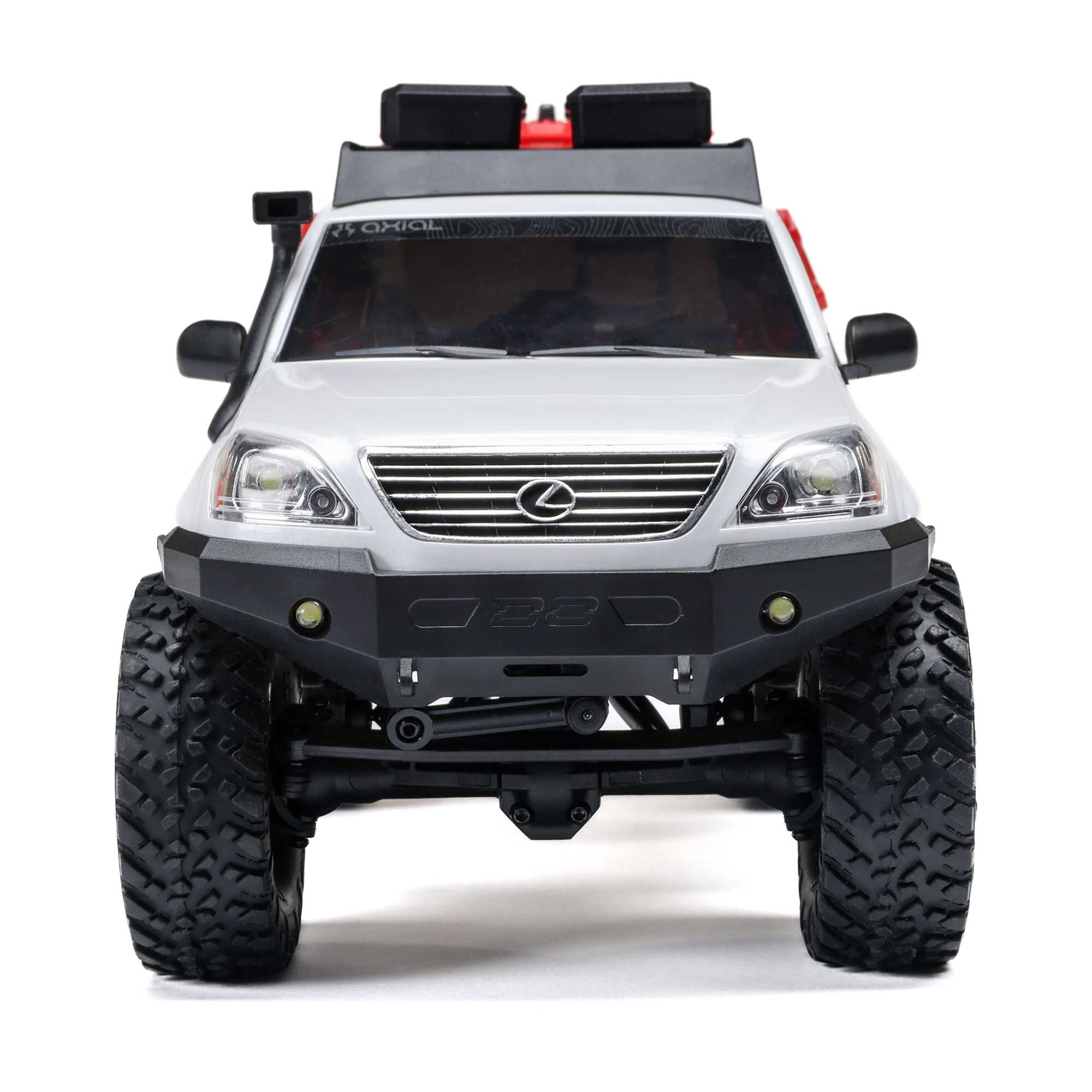 Axial 1/24 SCX24 Lexus GX 470 4X4 RTR Brushed Rock Crawler (Battery & Charger Included), White
