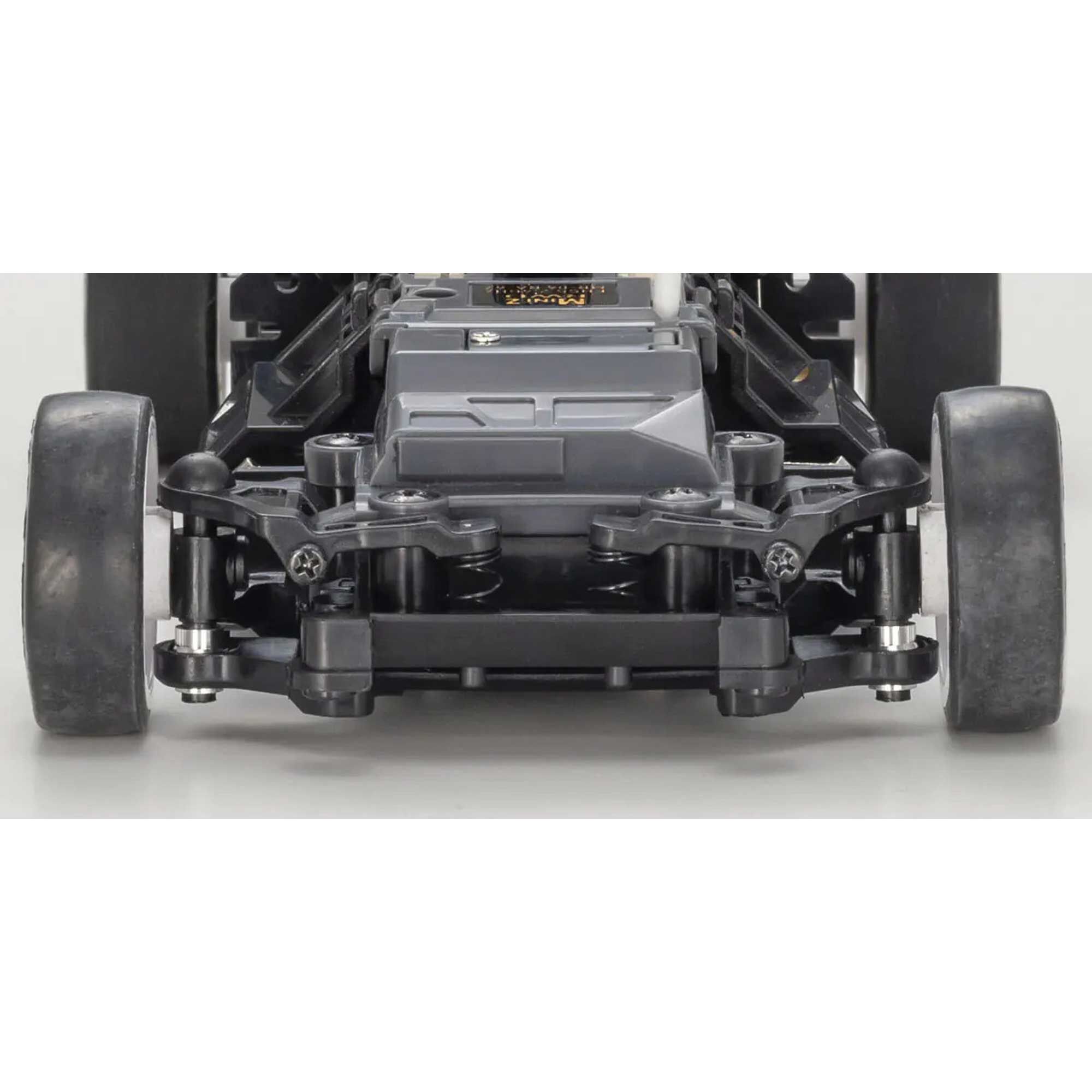 Kyosho 1/28 Chevrolet Corvette C8.R MR-04 MINI-Z RWD RTR, Guntmetal/ White